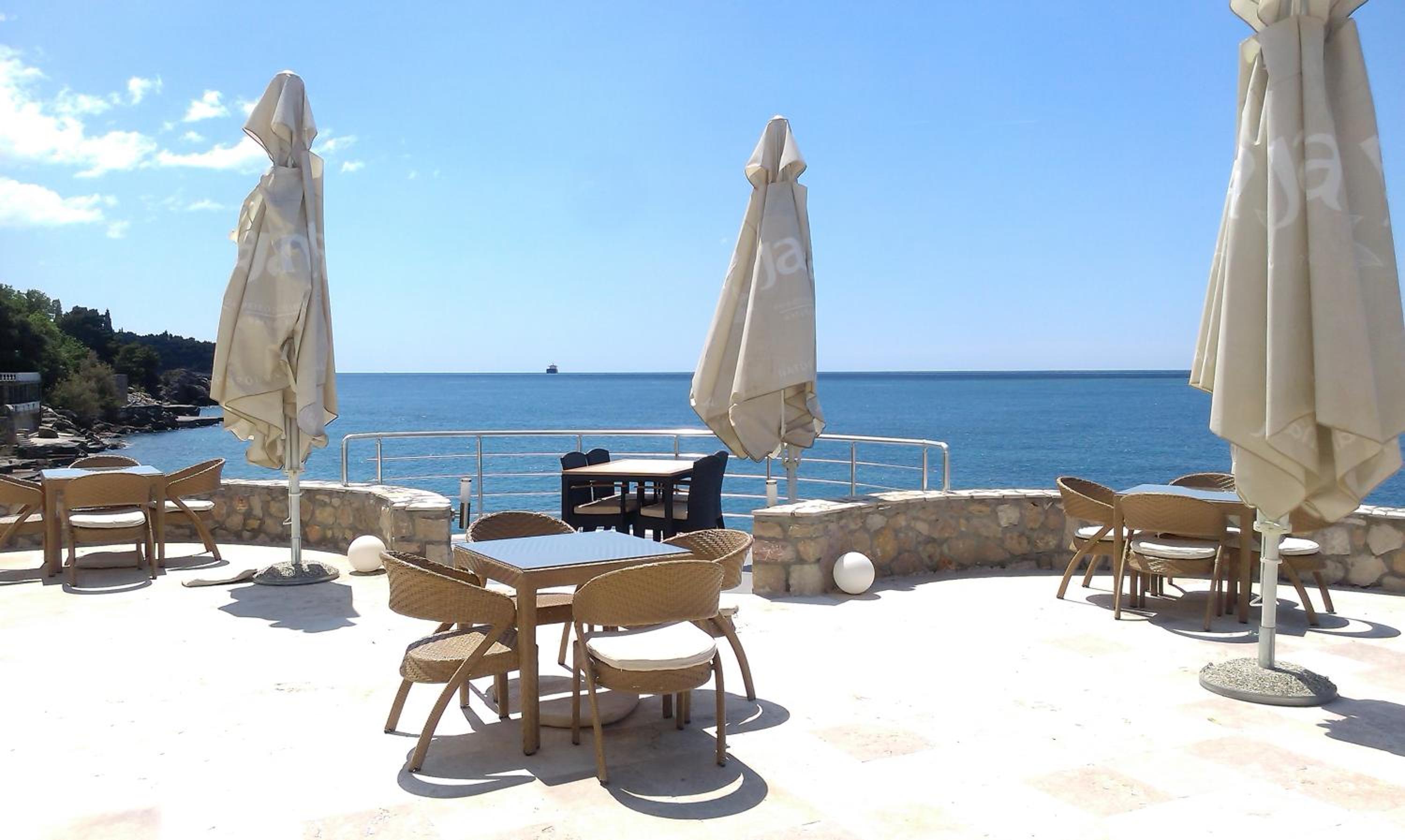 outdoor BBQ area