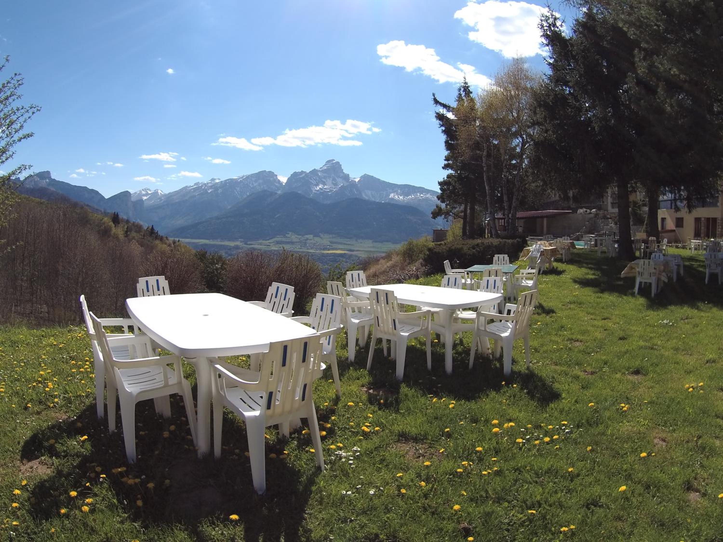 outdoor BBQ area