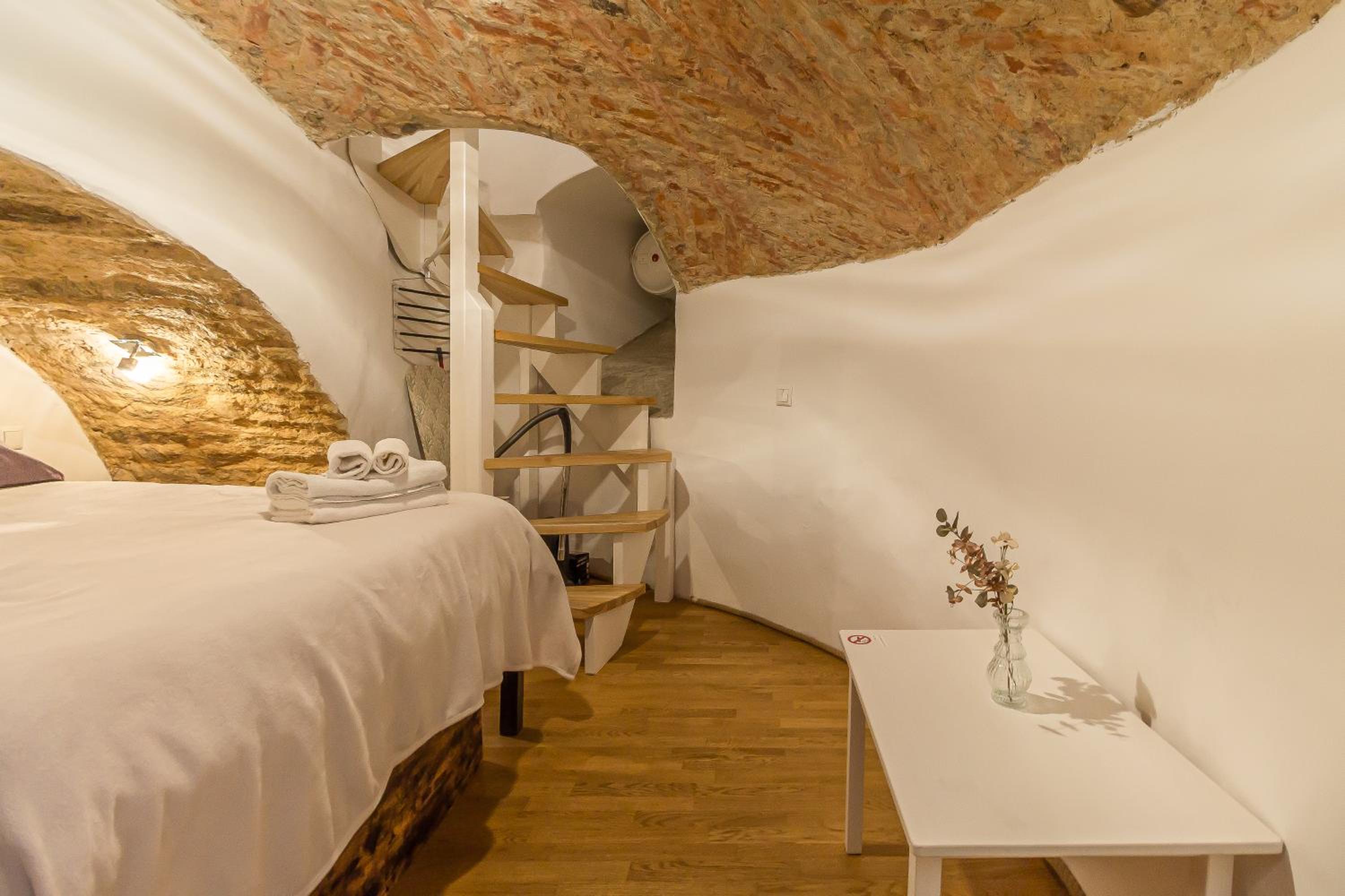 Stay in a real medieval tower, lower floors