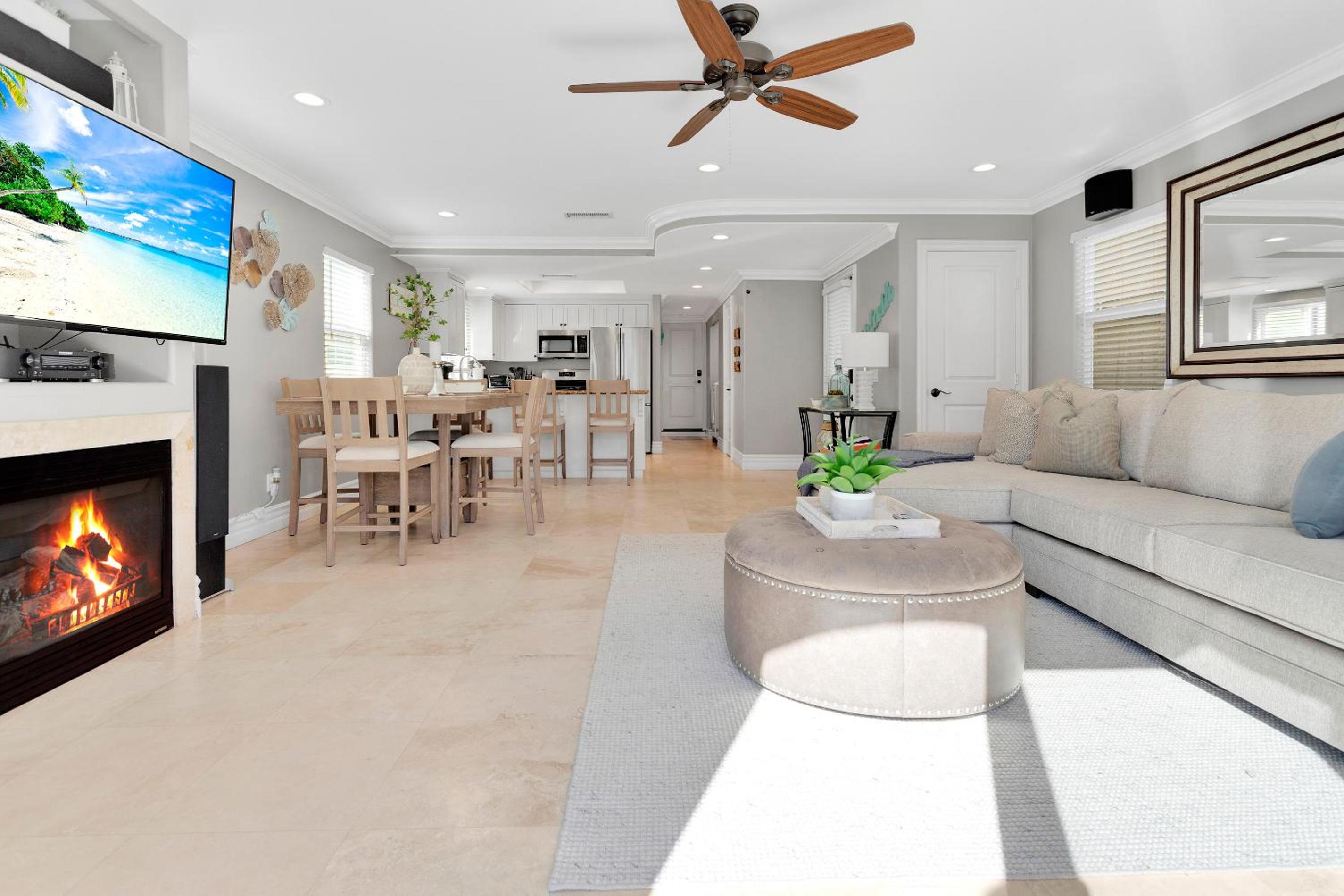 Beach Escape with Patio! 2 Min Walk to Sand & Surf