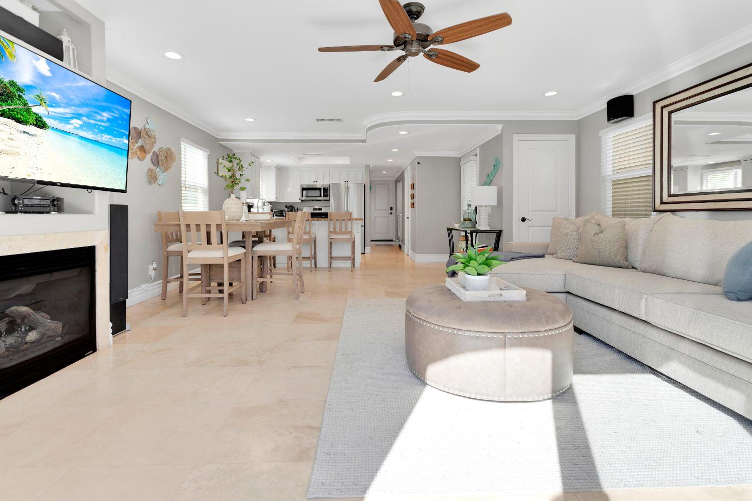 Beach Escape with Patio! 2 Min Walk to Sand & Surf