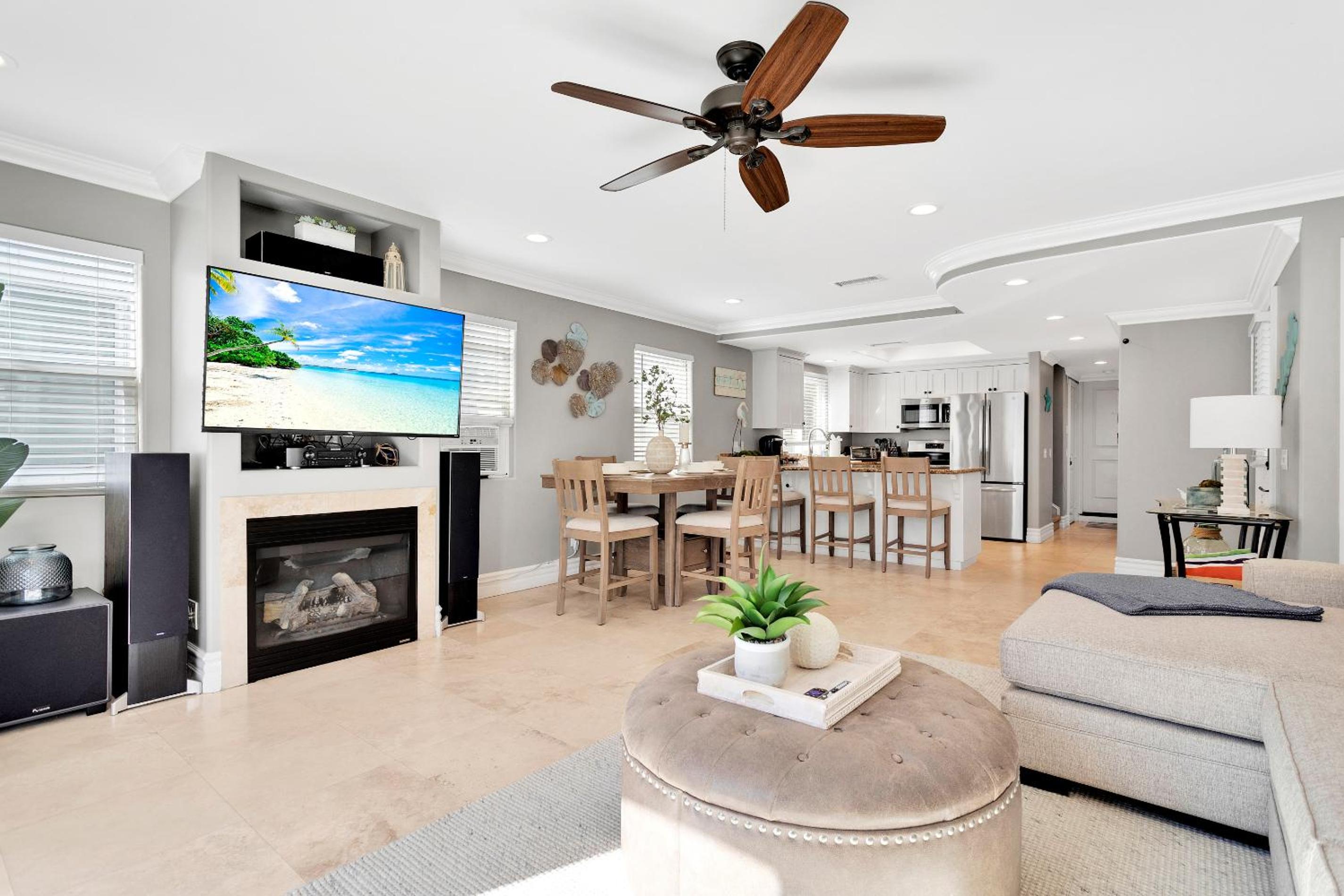 Beach Escape with Patio! 2 Min Walk to Sand & Surf