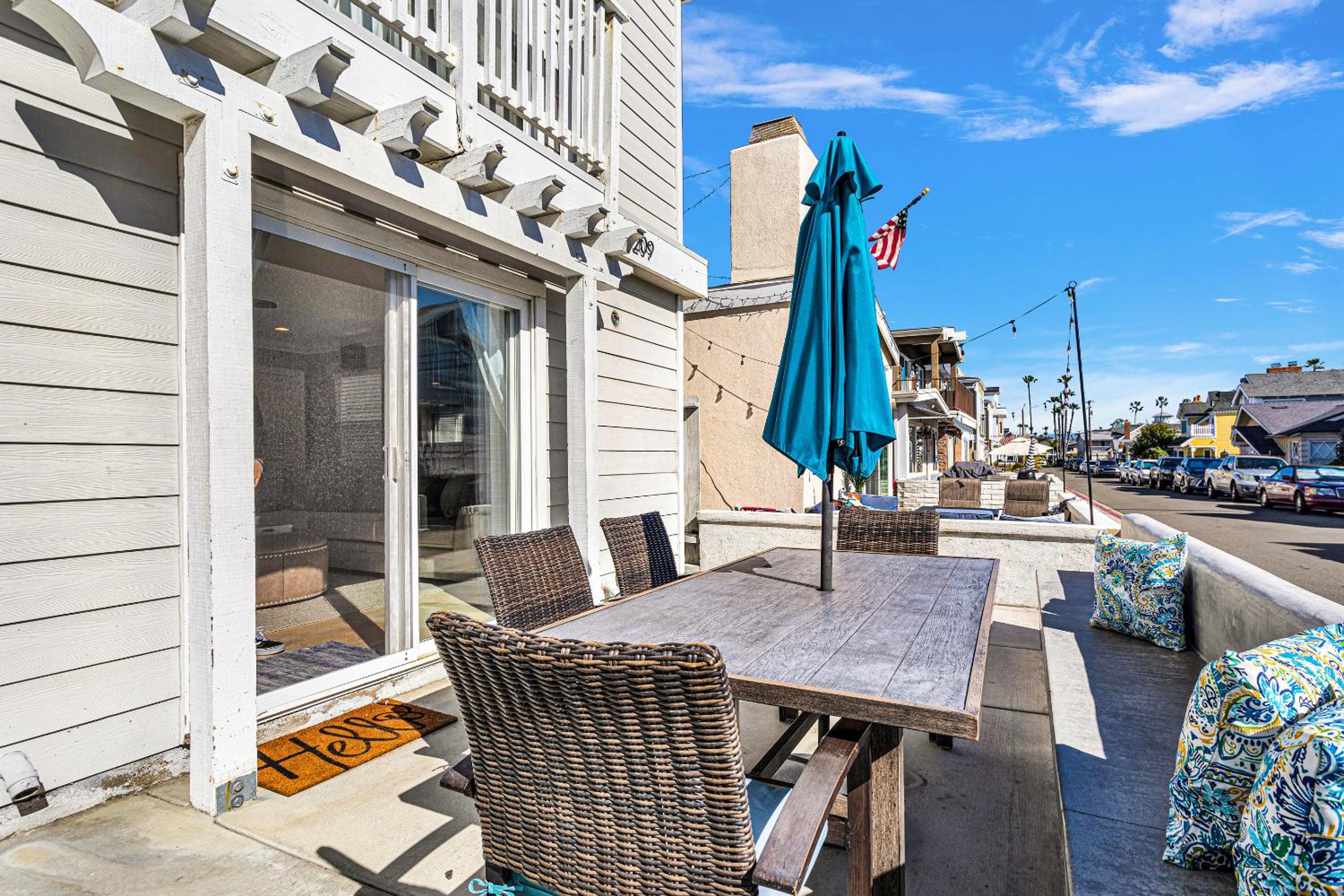 Beach Escape with Patio! 2 Min Walk to Sand & Surf