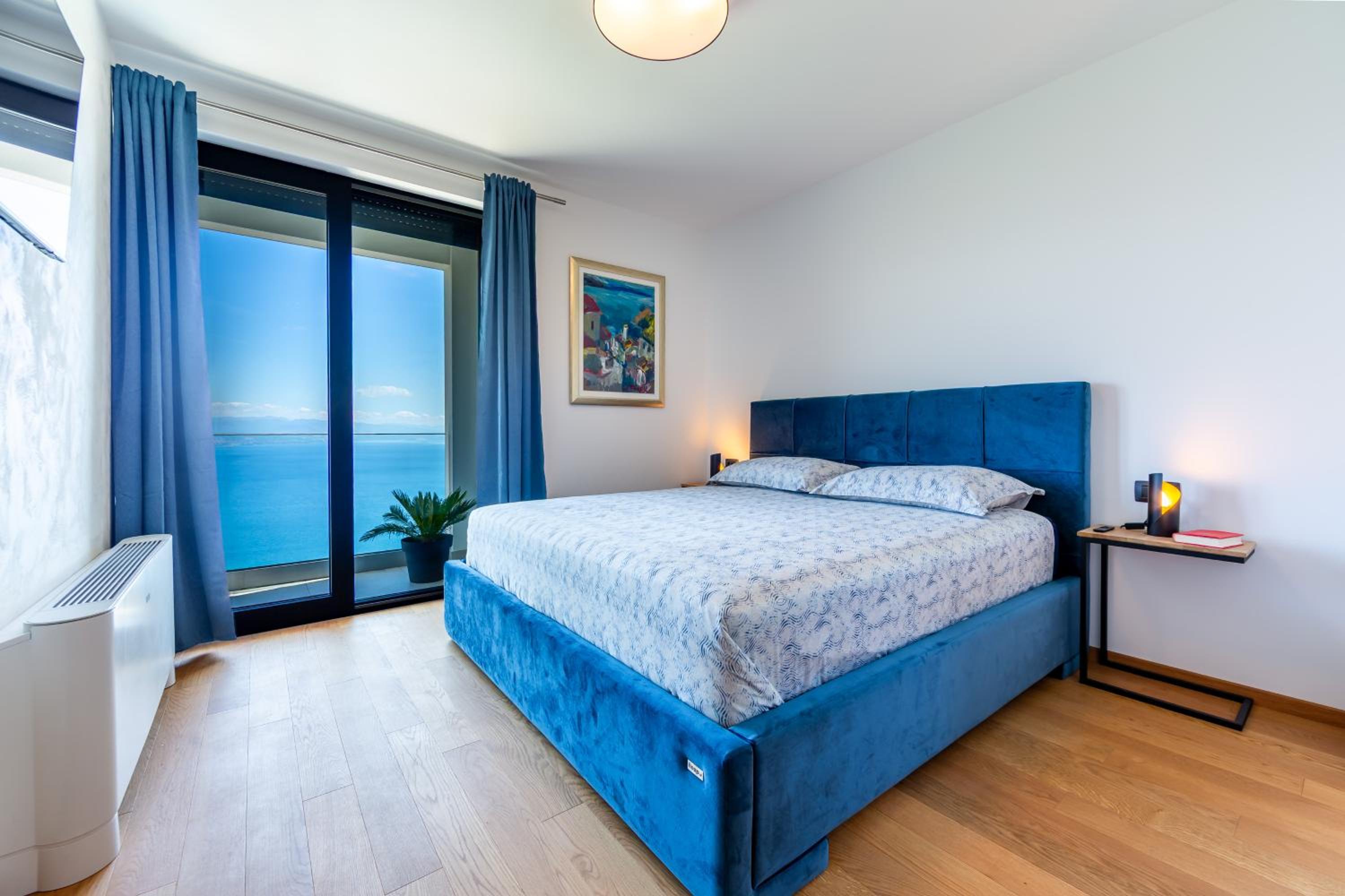 Villa K Opatija with a heated pool, gym, sauna, astonishing sea view