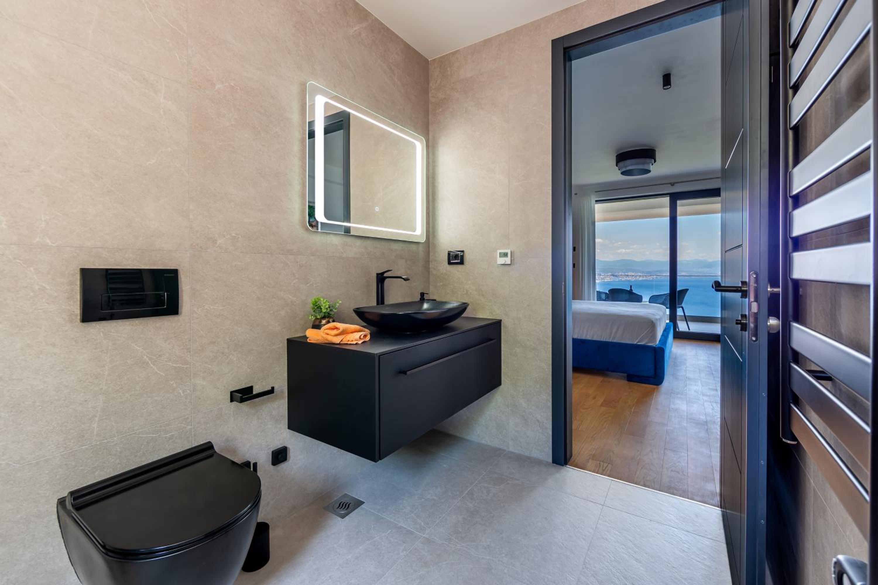 Villa K Opatija with a heated pool, gym, sauna, astonishing sea view