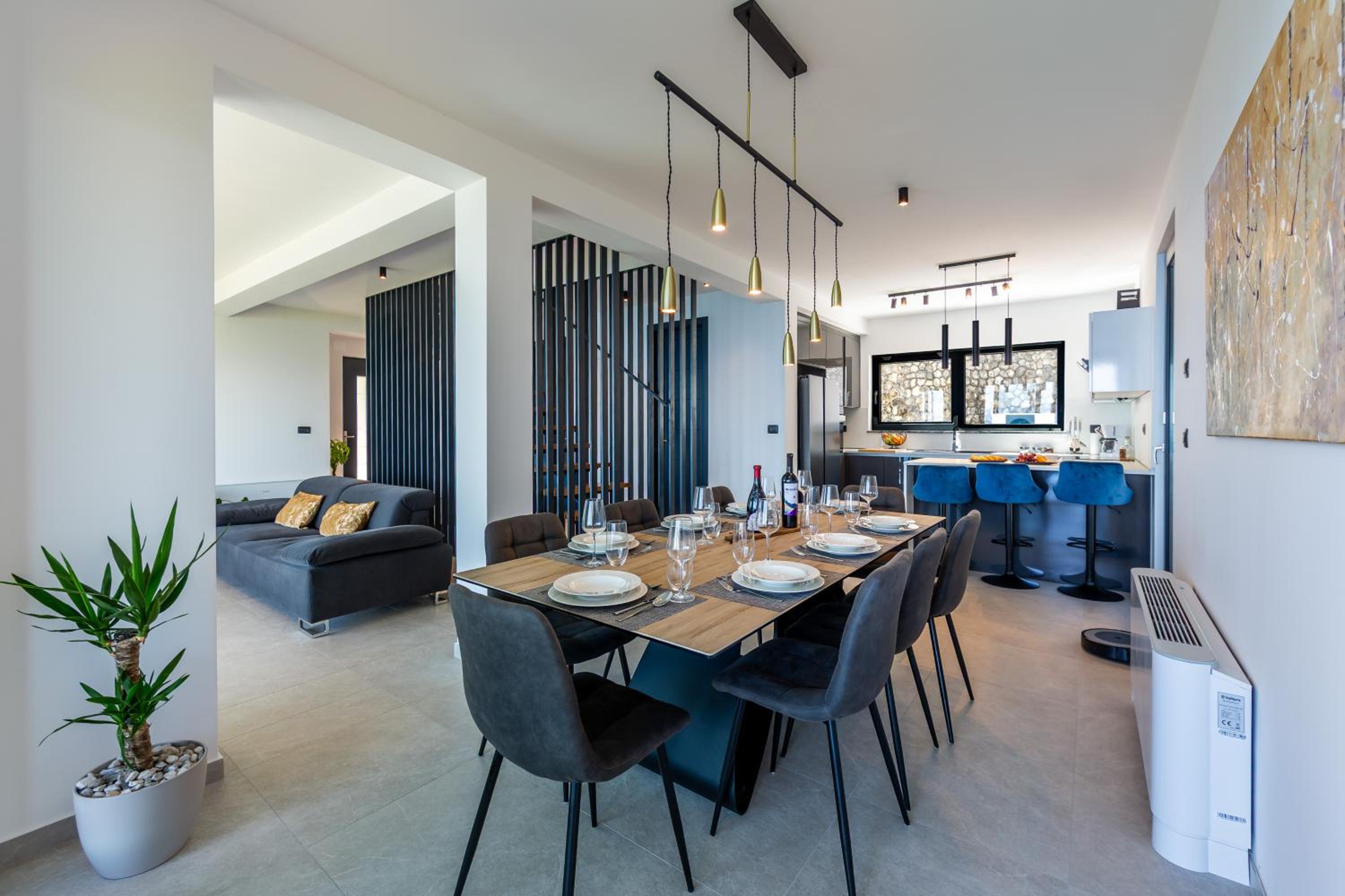 Villa K Opatija with a heated pool, gym, sauna, astonishing sea view