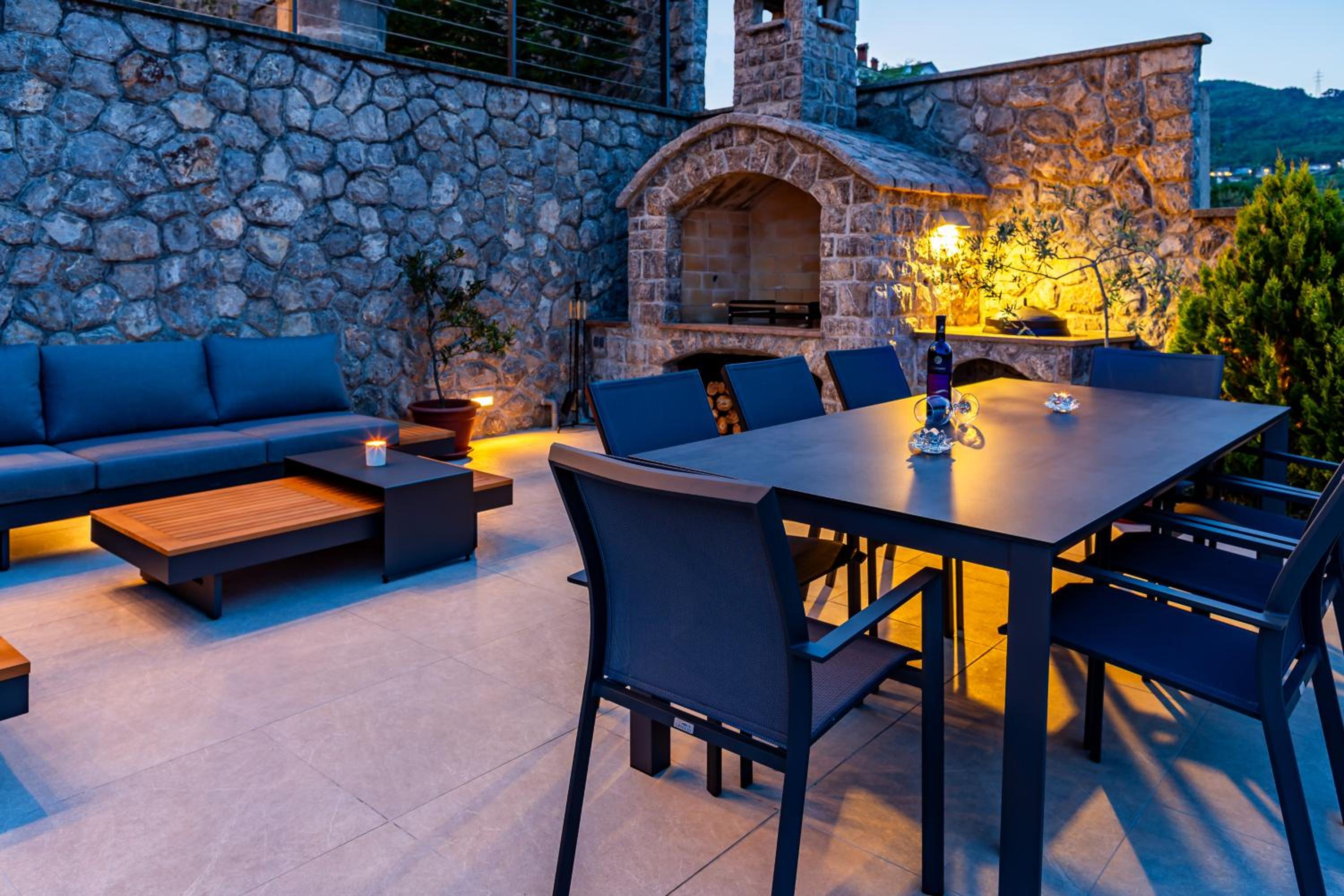 Villa K Opatija with a heated pool, gym, sauna, astonishing sea view