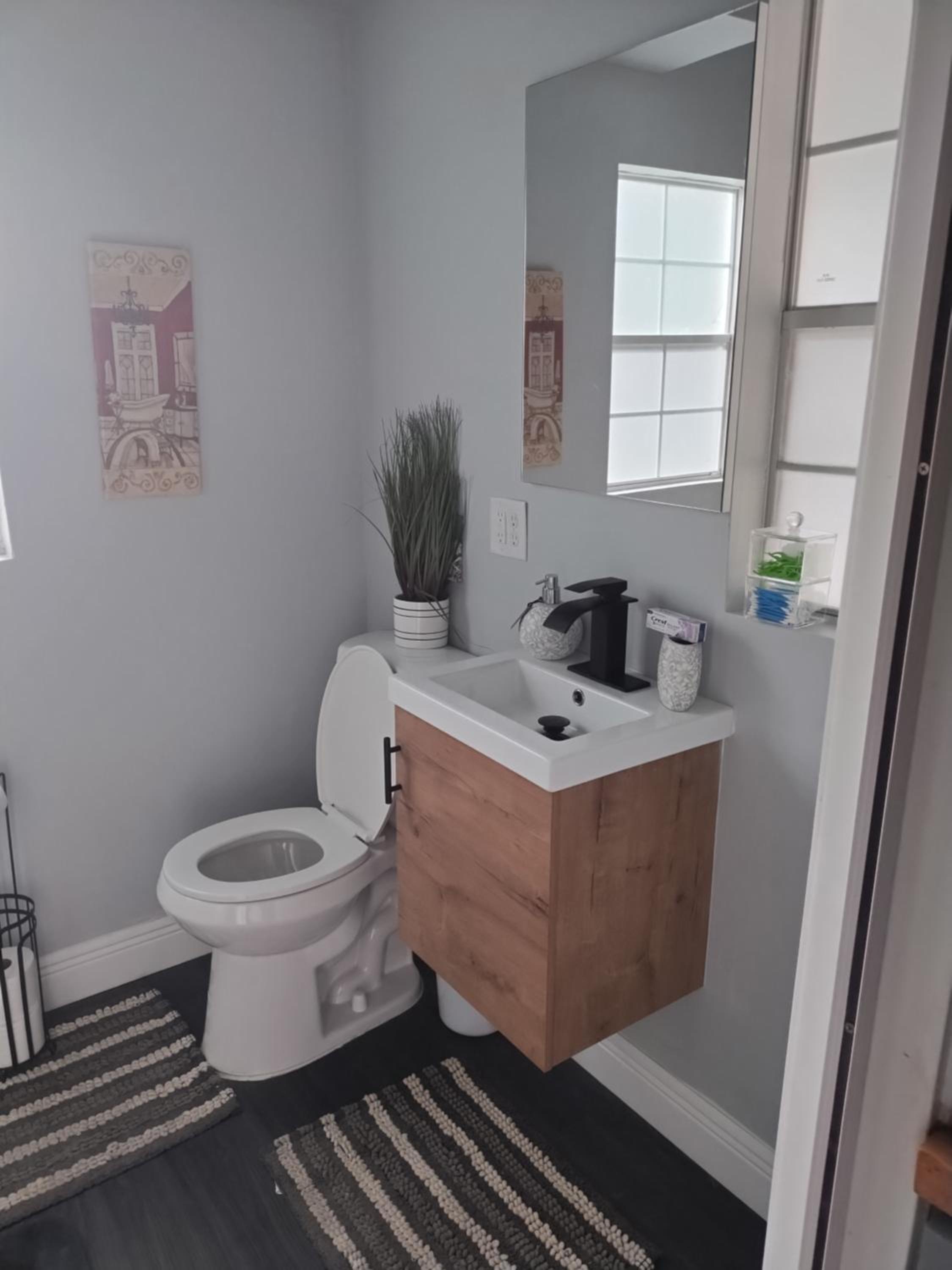 Tiny home barn style in backyard with Animals