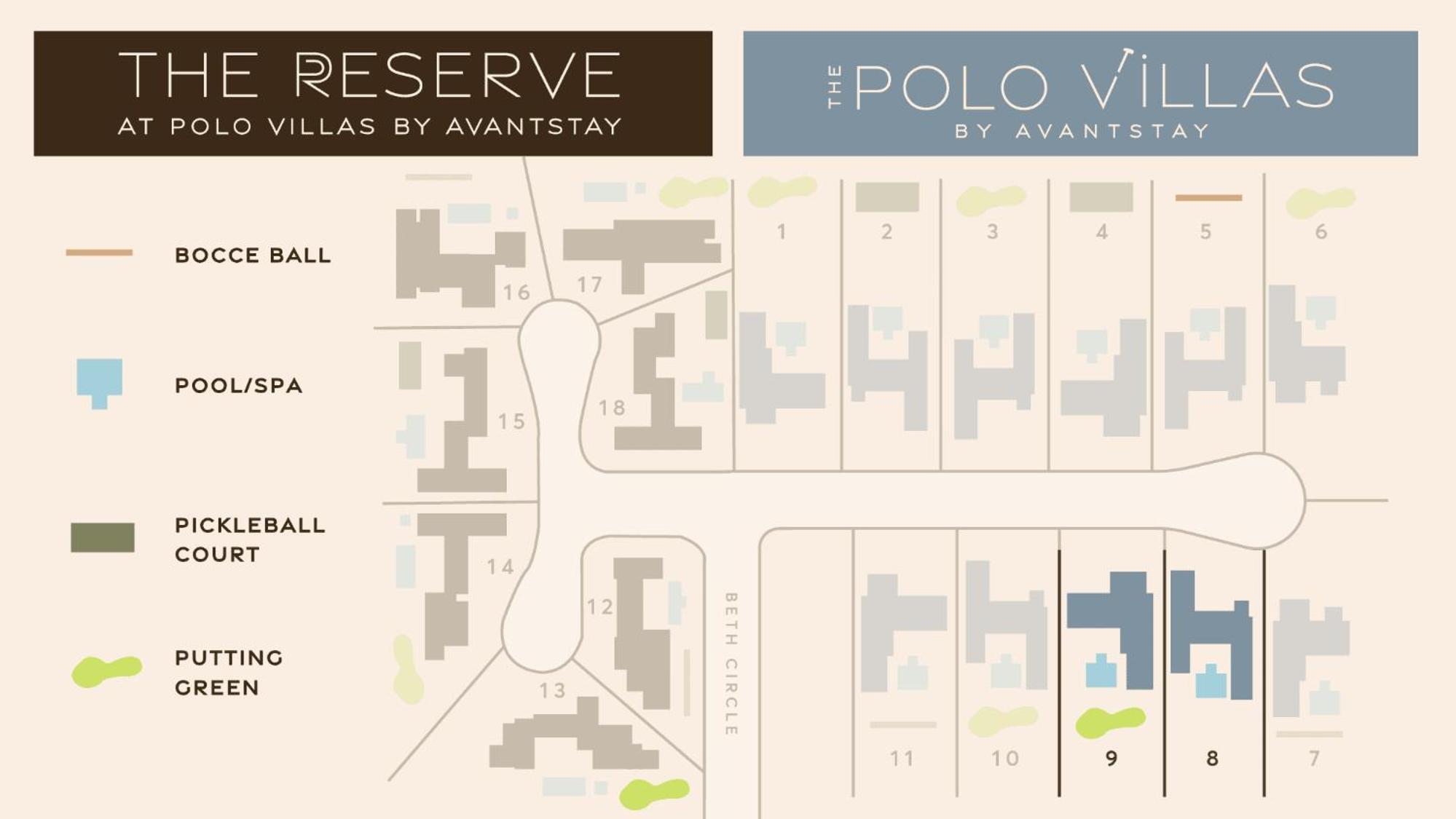 Sleeps 28 2 Luxe Villas w Pool Putting Green Polo Villas Nova by AvantStay