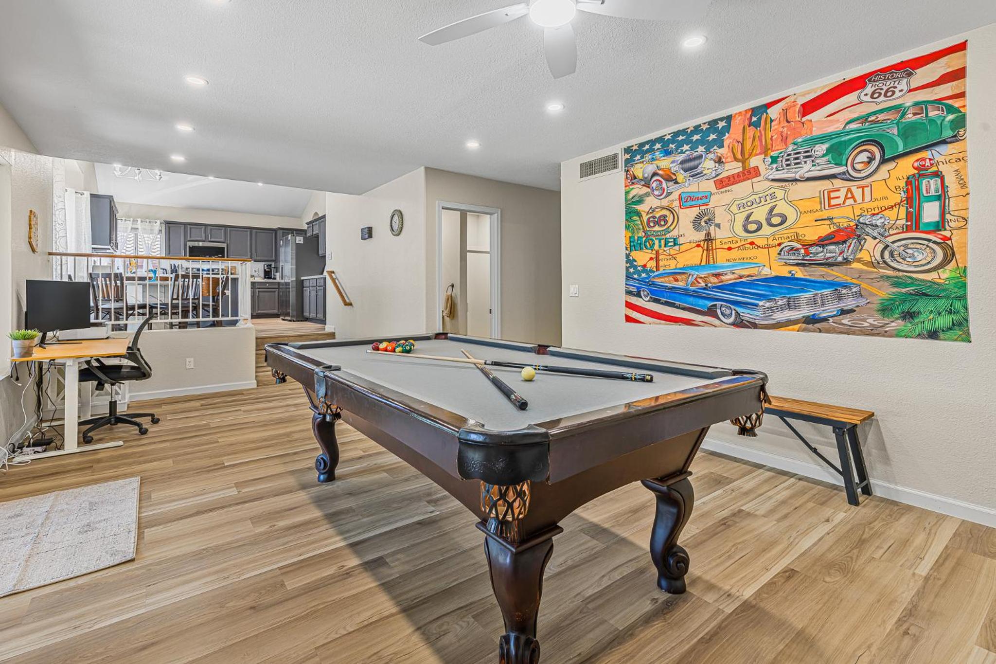 Sparkling Saltwater Pool - Spa - Firepit - WiFi - 4BR 3BA - Near Top Golf Courses