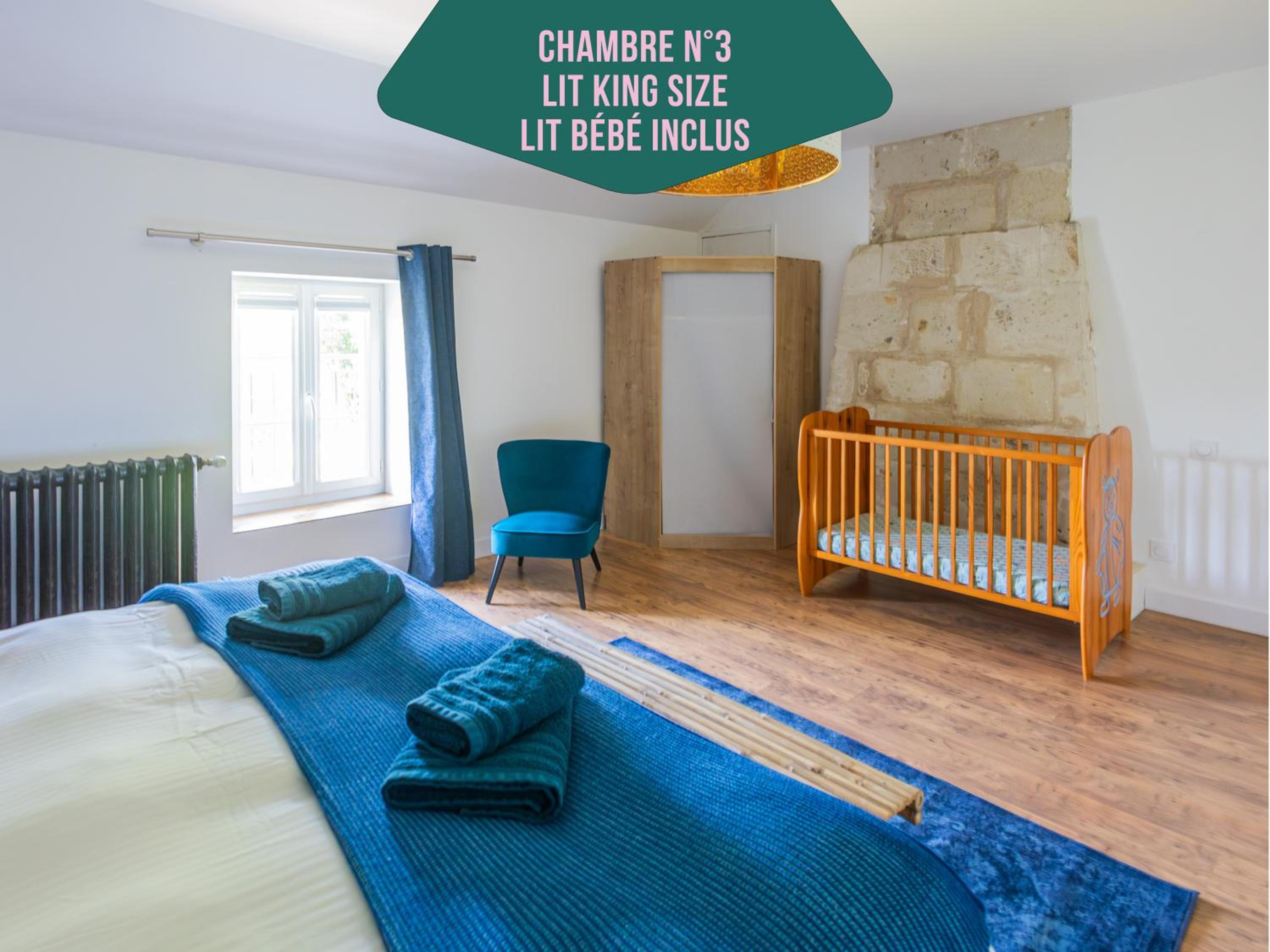 CENTER PARCS à 5min - Idéal Familles & Groupes - 3 parkings - Piscine - Jardin clos - Au calme - Châteaux de la Loire