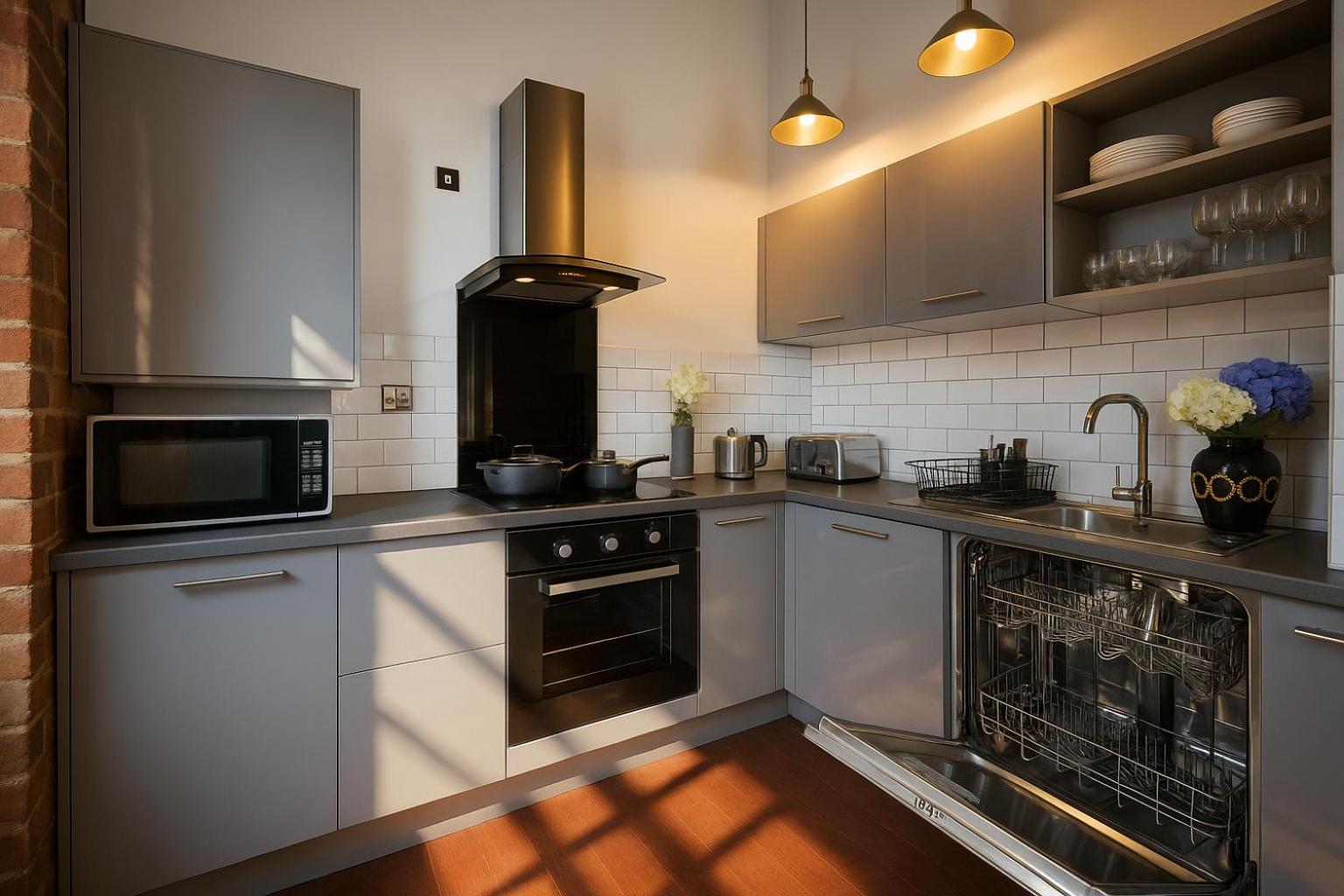 Central Apt, Parking, Walk to Shops, Bars & Trains