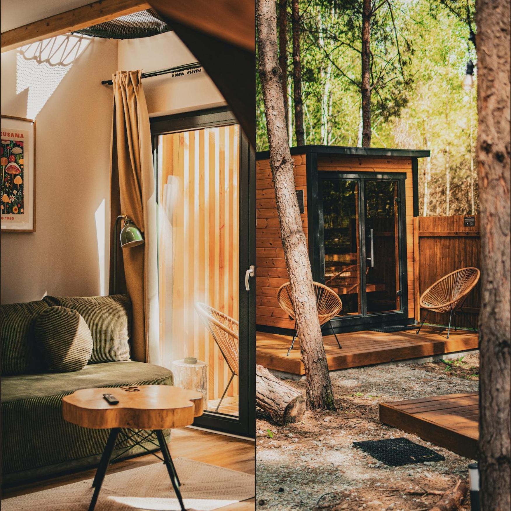 Osada LoveLaski - balia jacuzzi, sauna i kominek - całoroczne domki premium