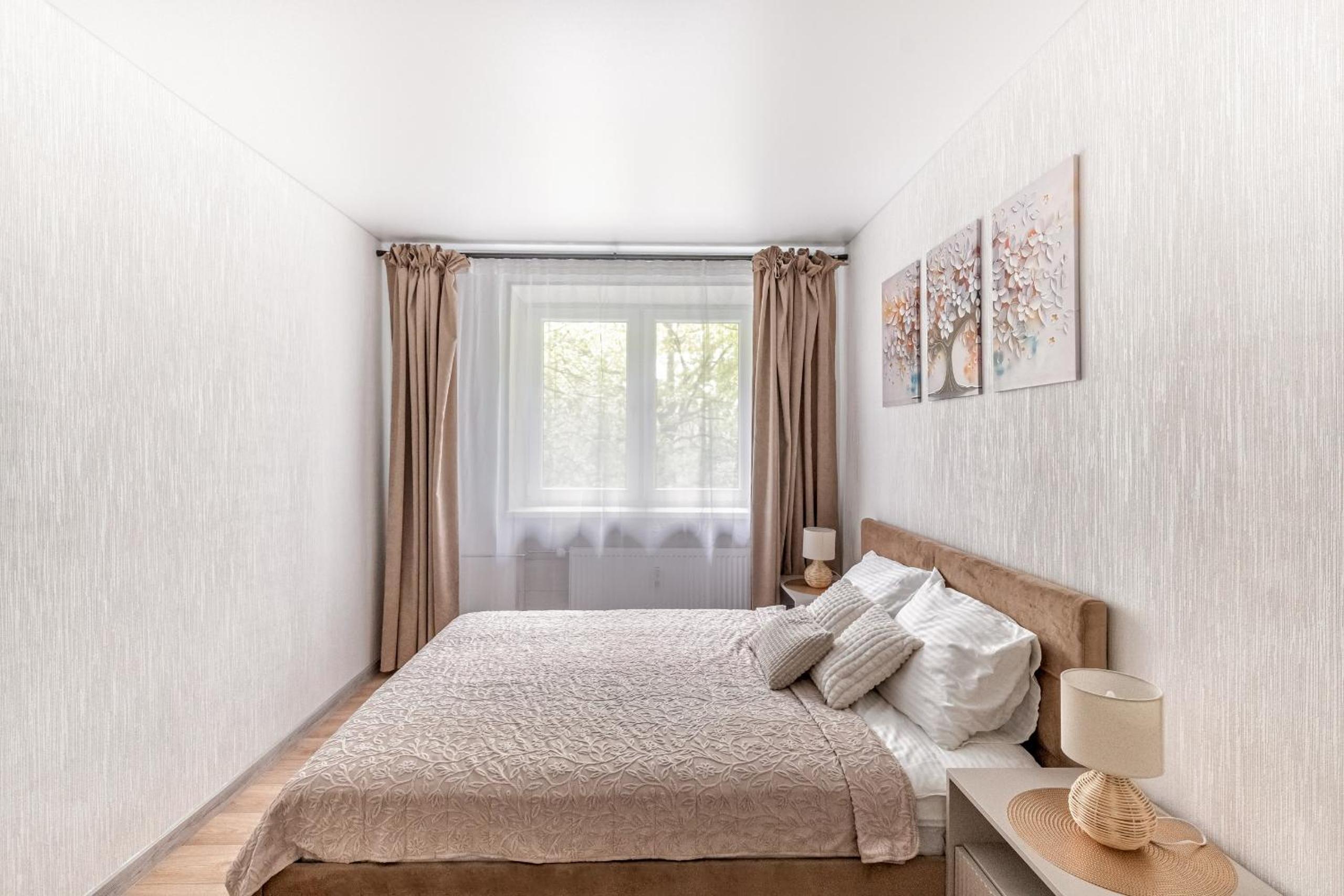 Šviesūs ir Jaukūs Apartamentai su balkonu