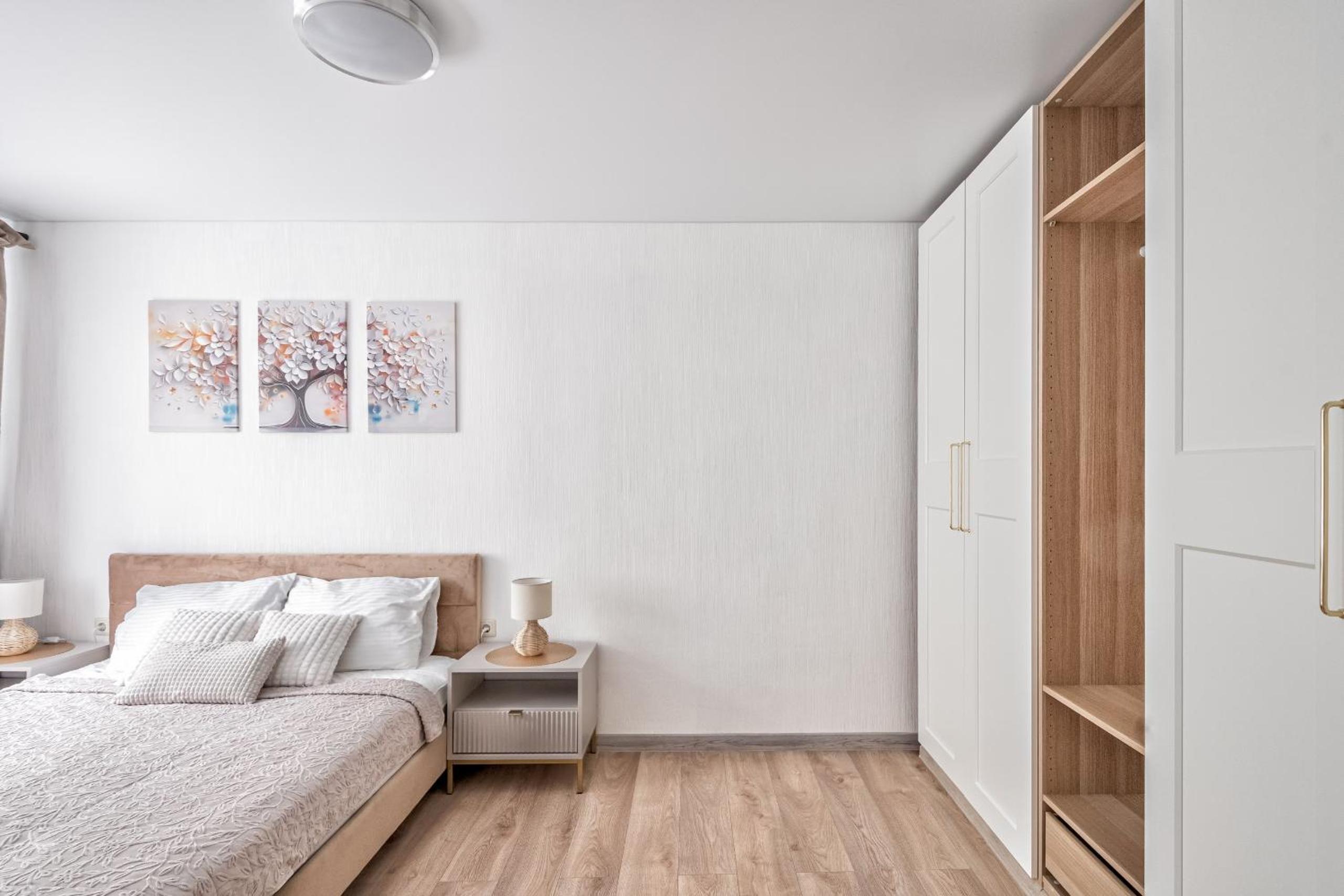 Šviesūs ir Jaukūs Apartamentai su balkonu
