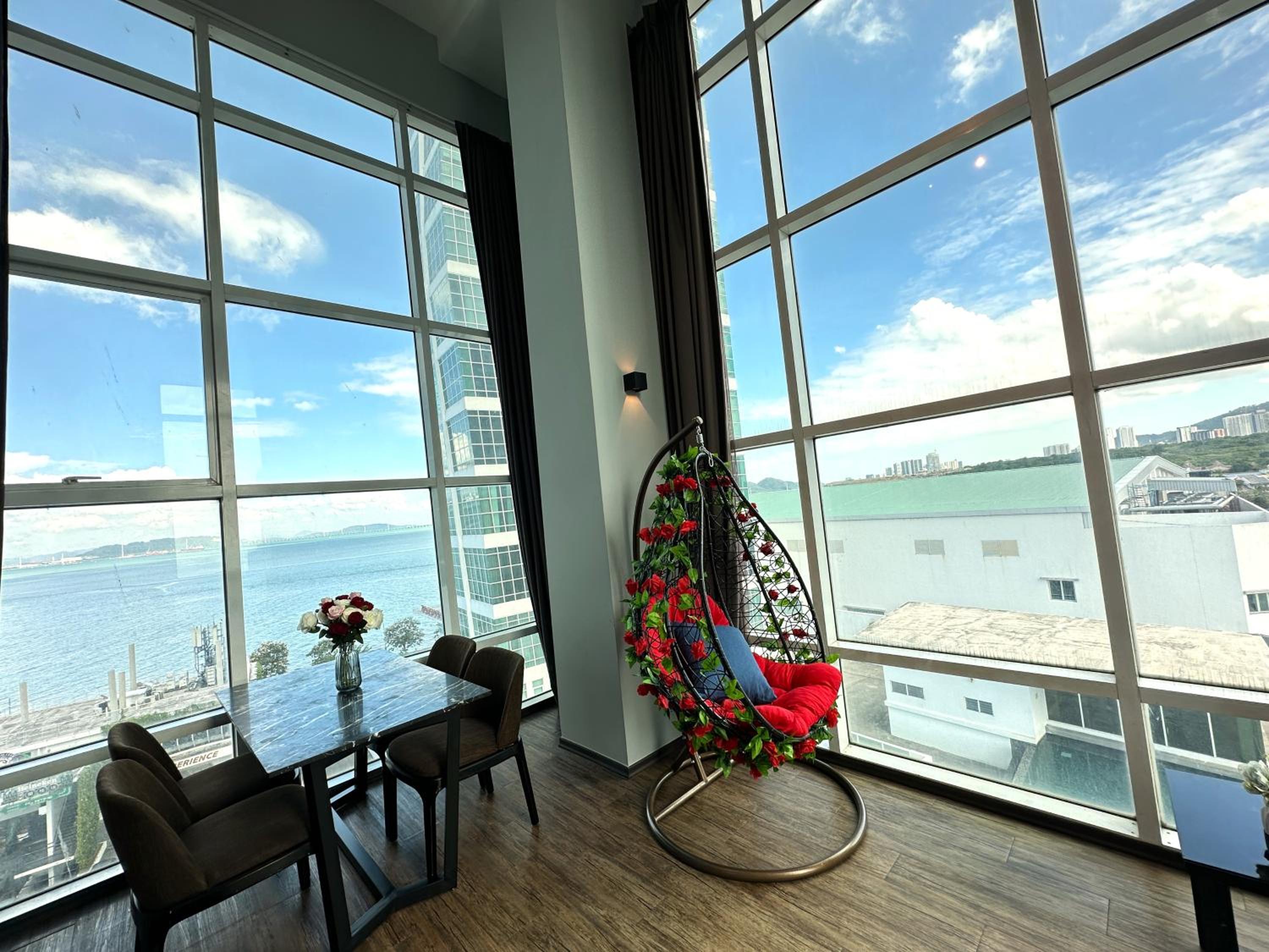 2BR Sea View Suite at Maritime Suites Penang Georgetown