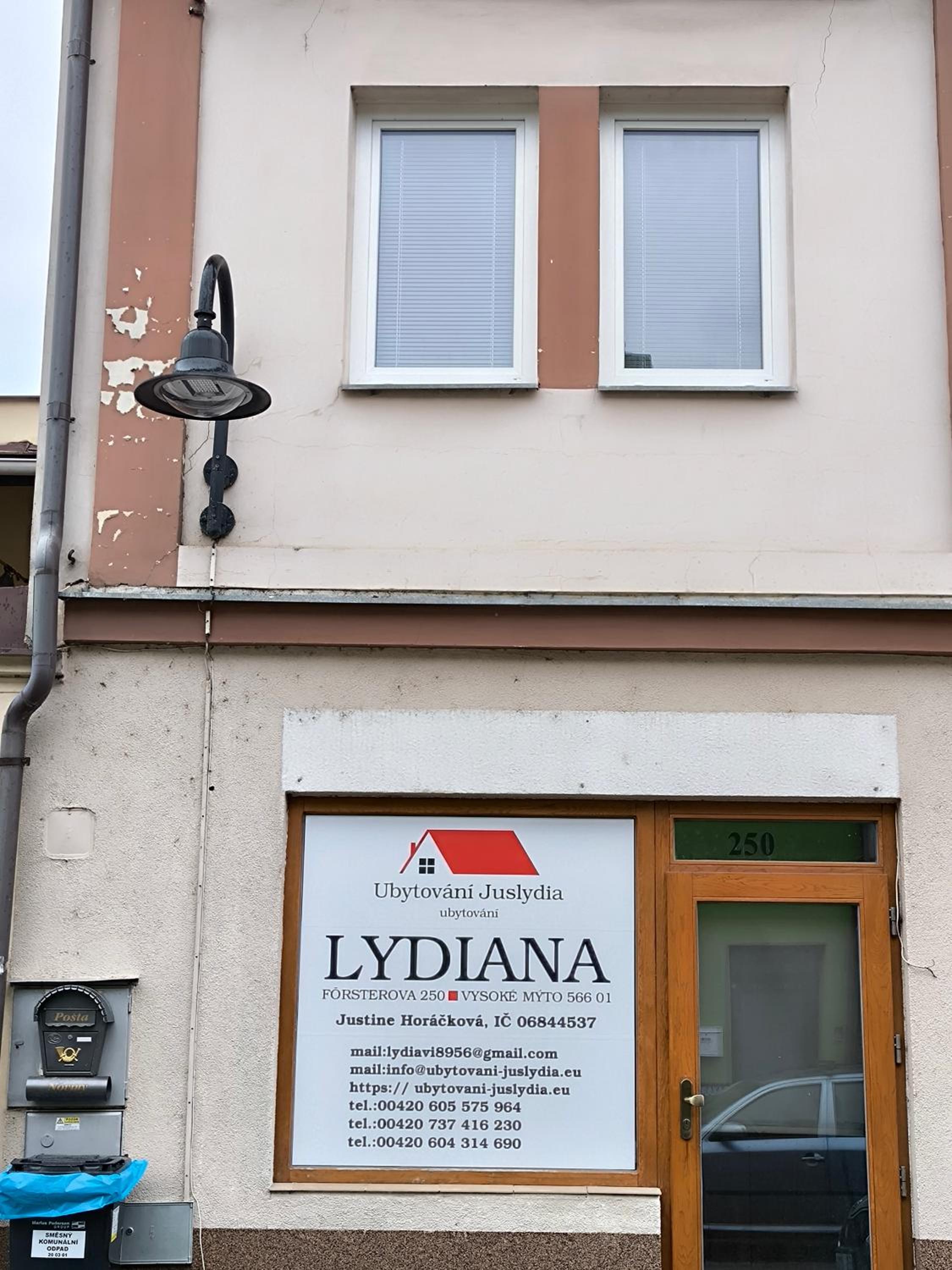 Lydiana Ubytování