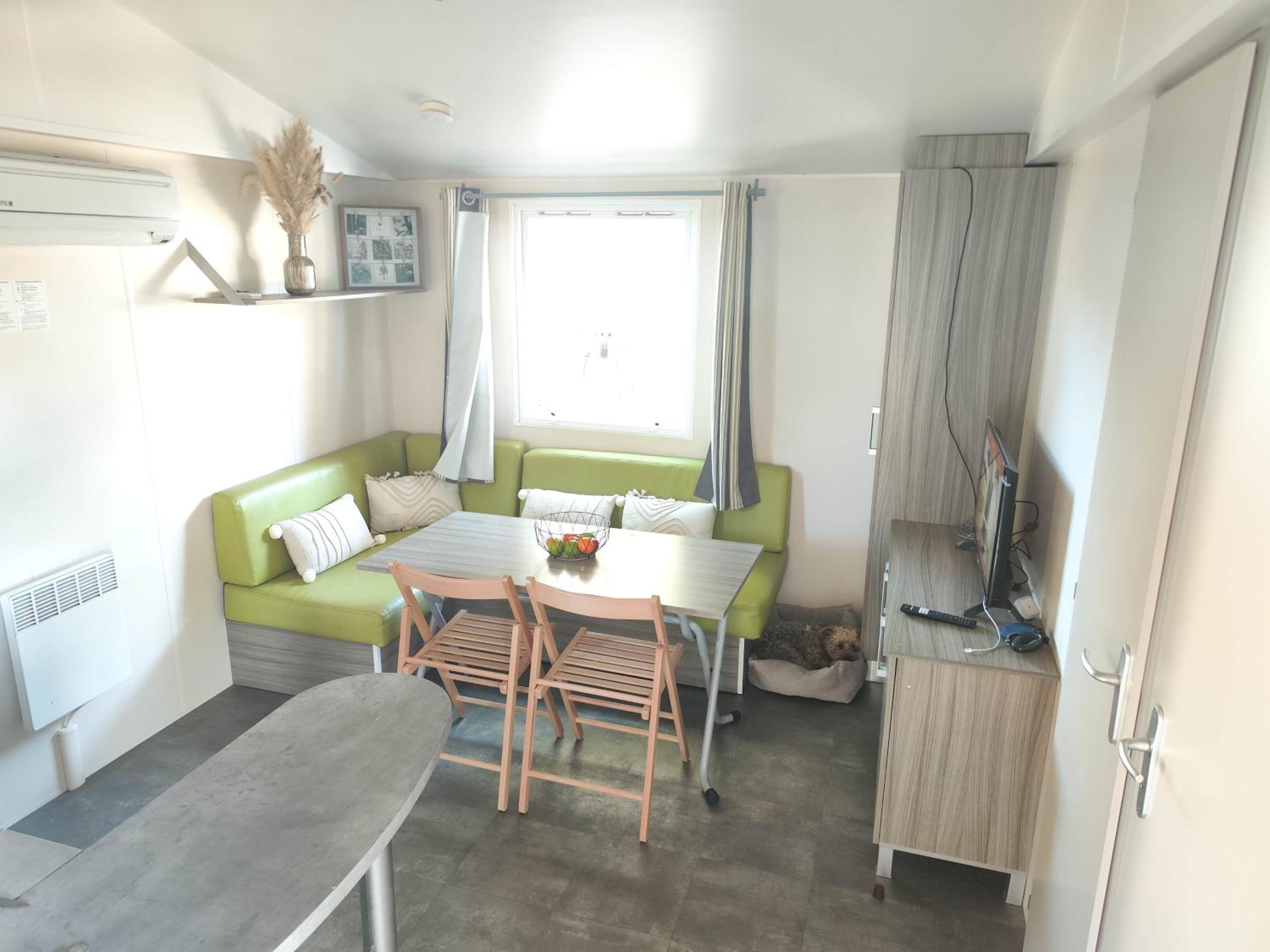 Mobil-home climatisé Plage à 3 min Proche Barcarès Piscine chauffée