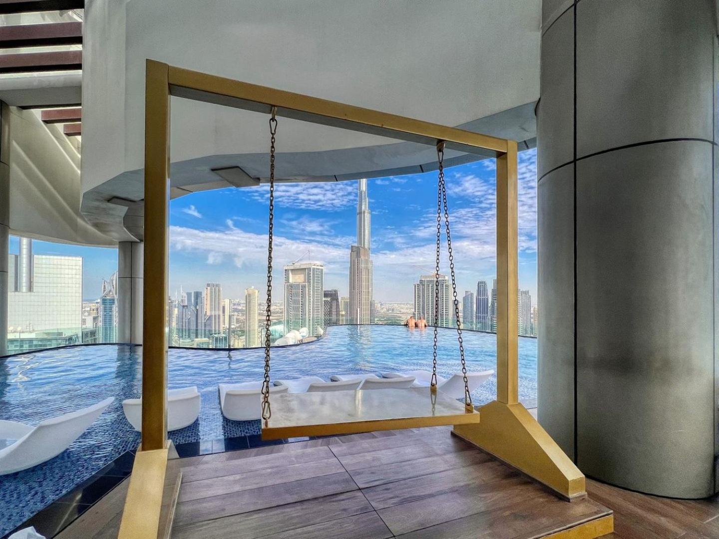 Spectacular Burj View from Infinity Pool
