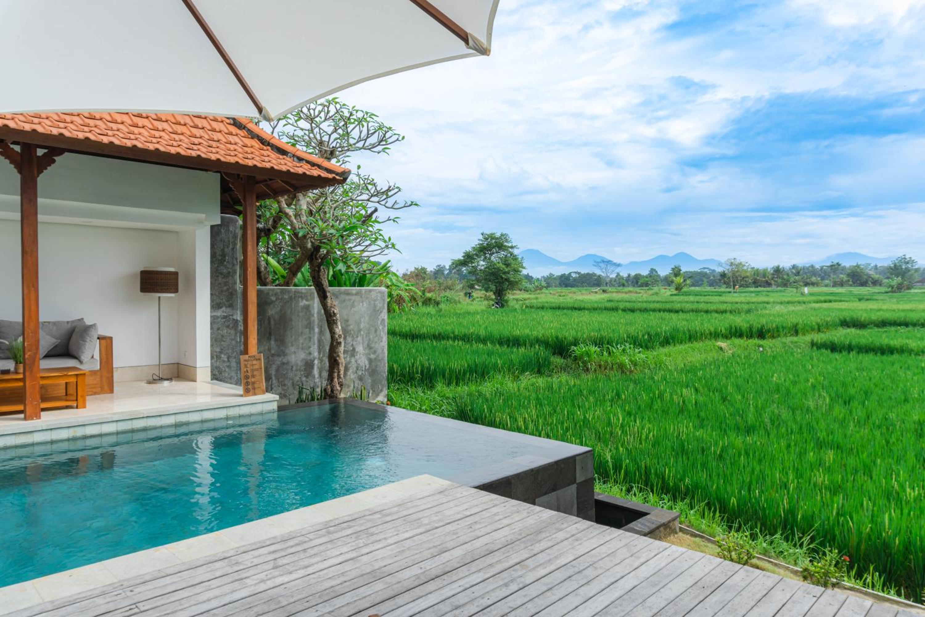 Kemawan Villas - Mountain and Ricefields View