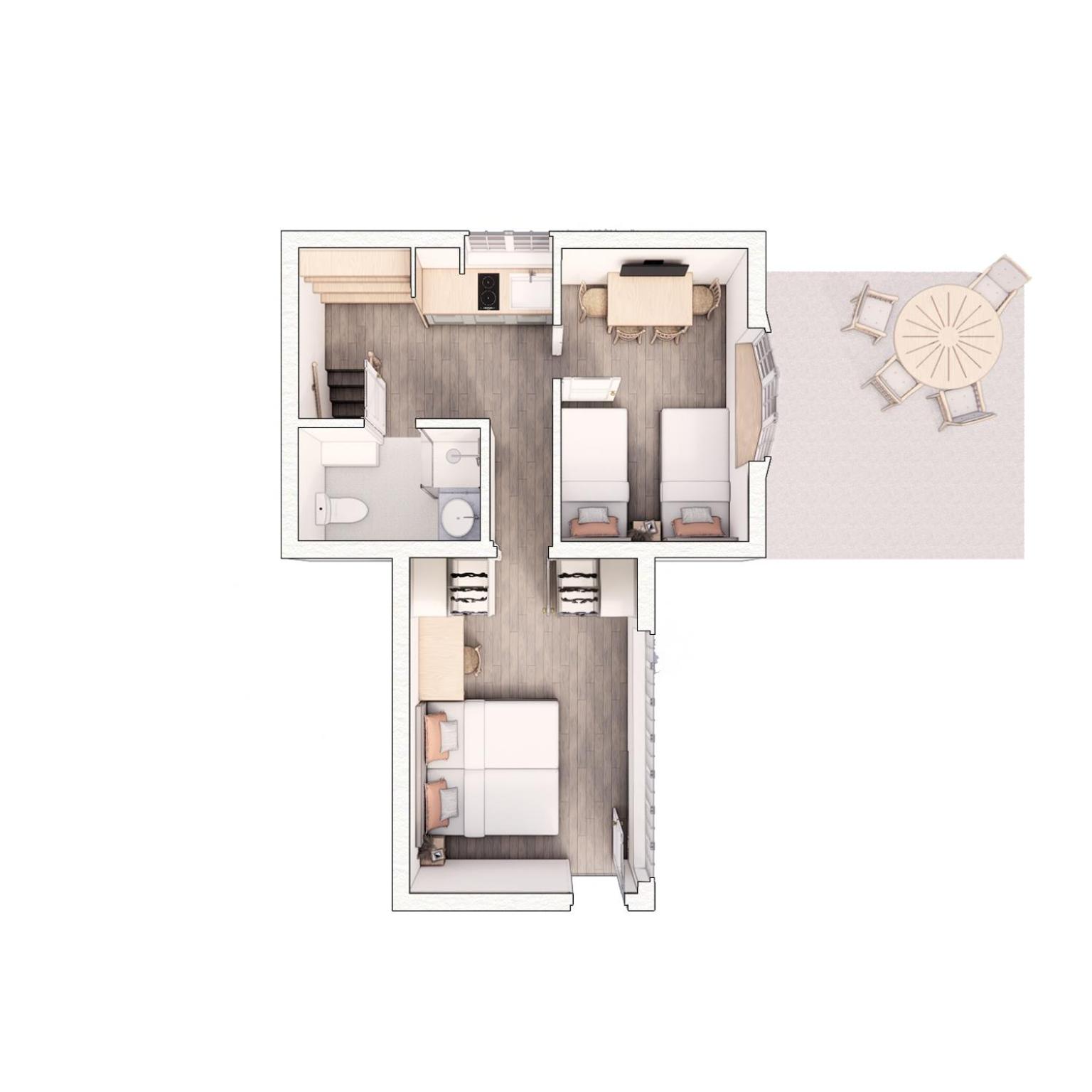Apartment above Samantha Dadd Art Studio - in the Cotswolds