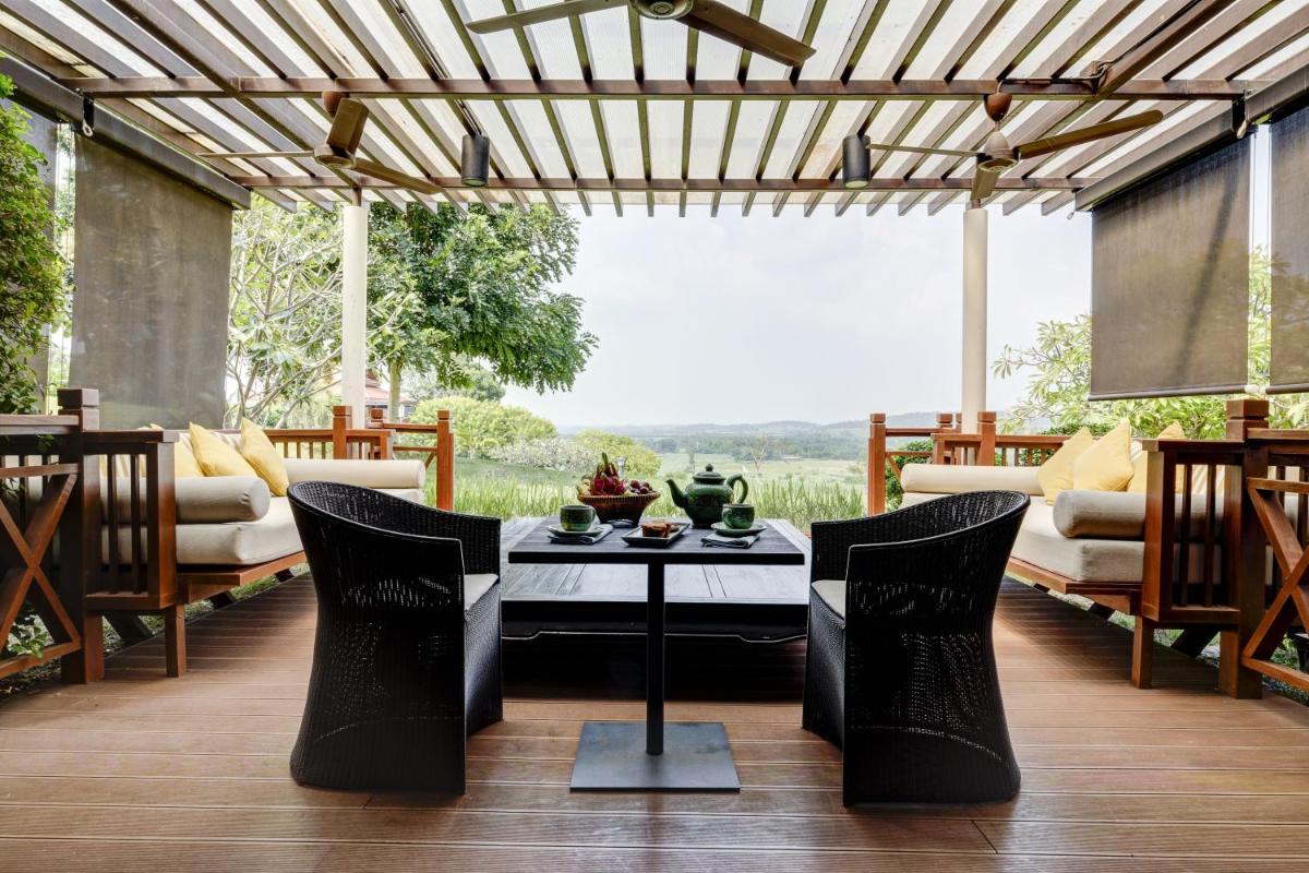 outdoor BBQ area