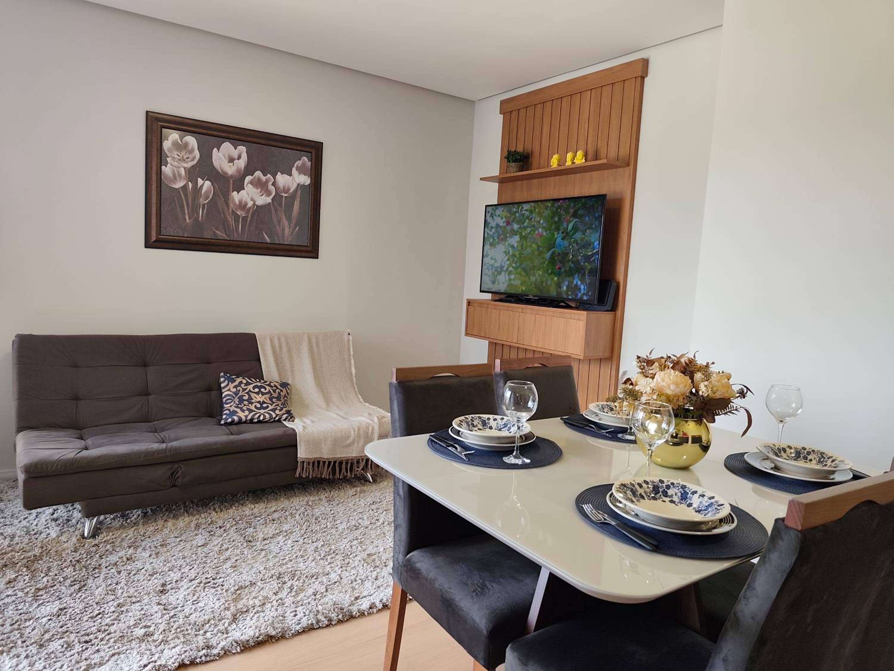 Apartamento de temporada em Gramado com linda vista