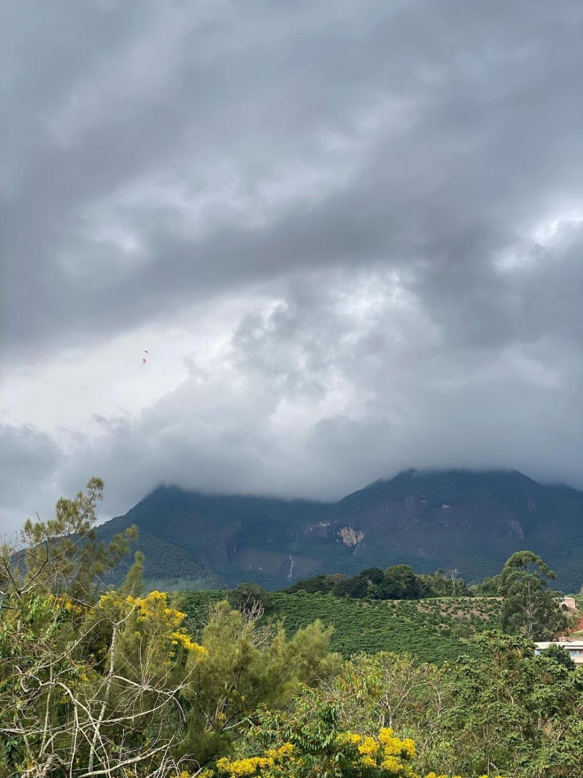 Visão das montanhas