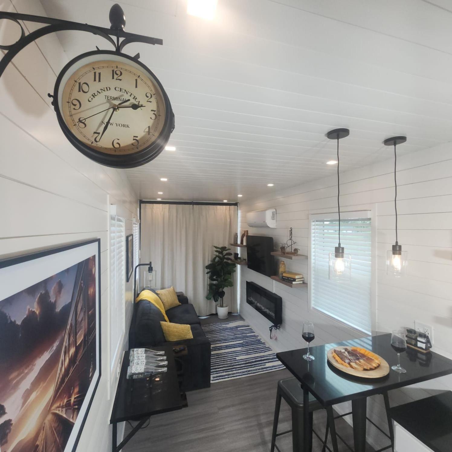 Scenic Train-Themed Stay with Rooftop Deck & Pool