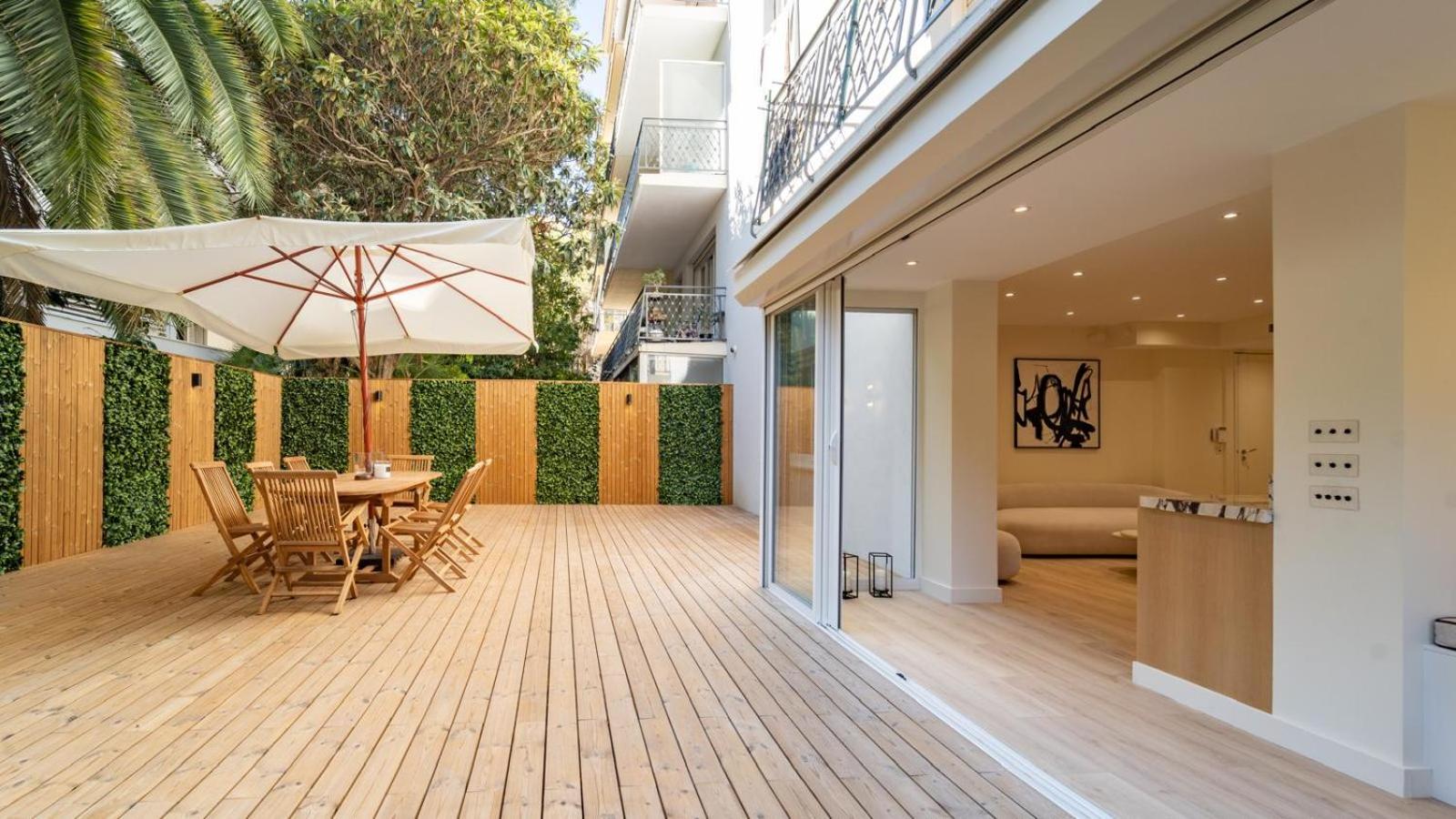 3BDR Cocoon in Cannes Martinez avec Jardin Privé & Design Contemporain à 3 min de la Croisette