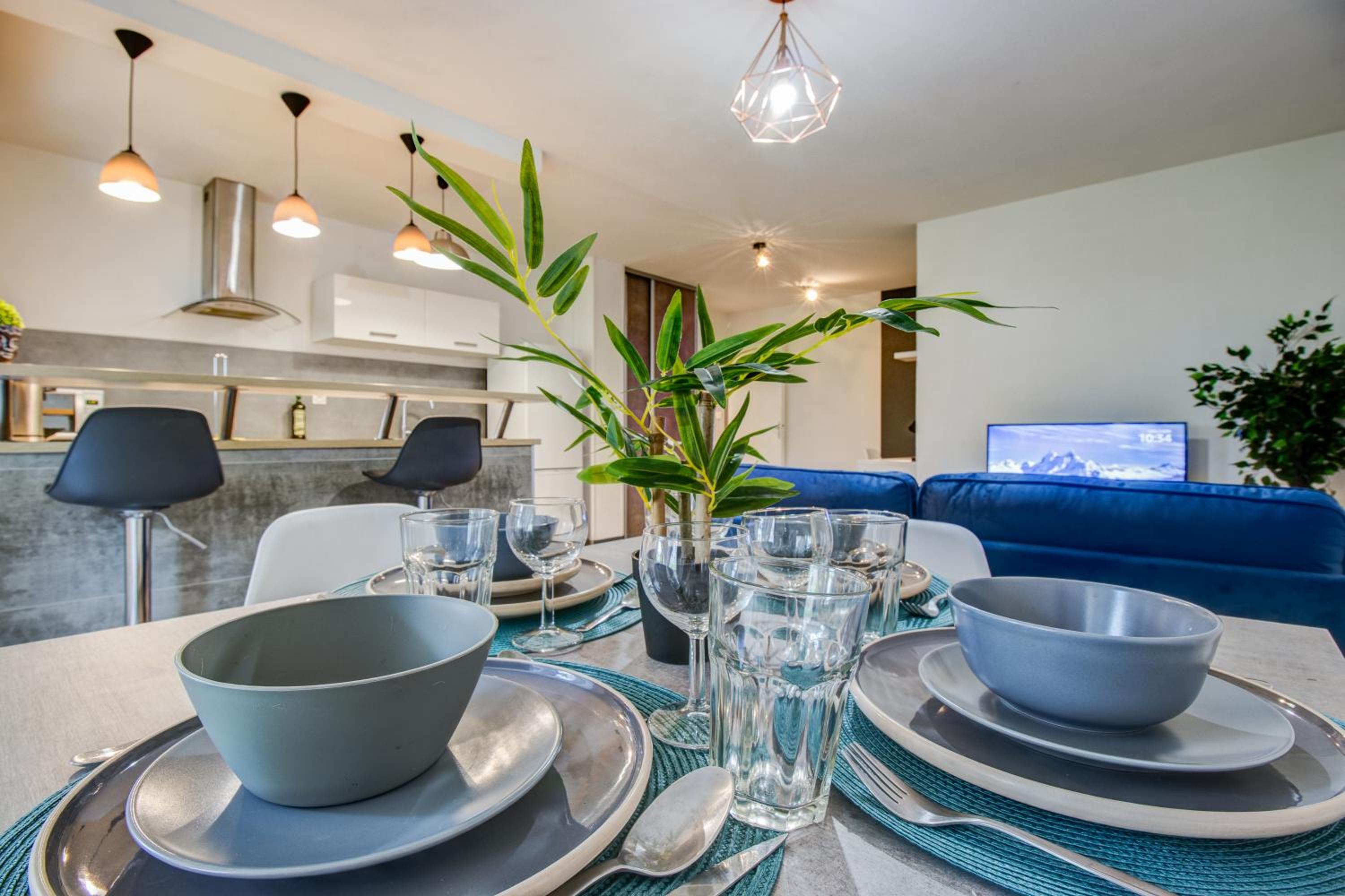 Le Rêve Bleu - 2 chambres avec balcon & parking gratuit