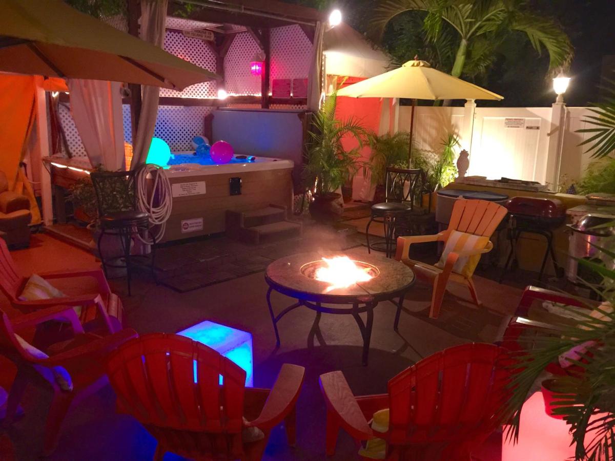 outdoor BBQ area