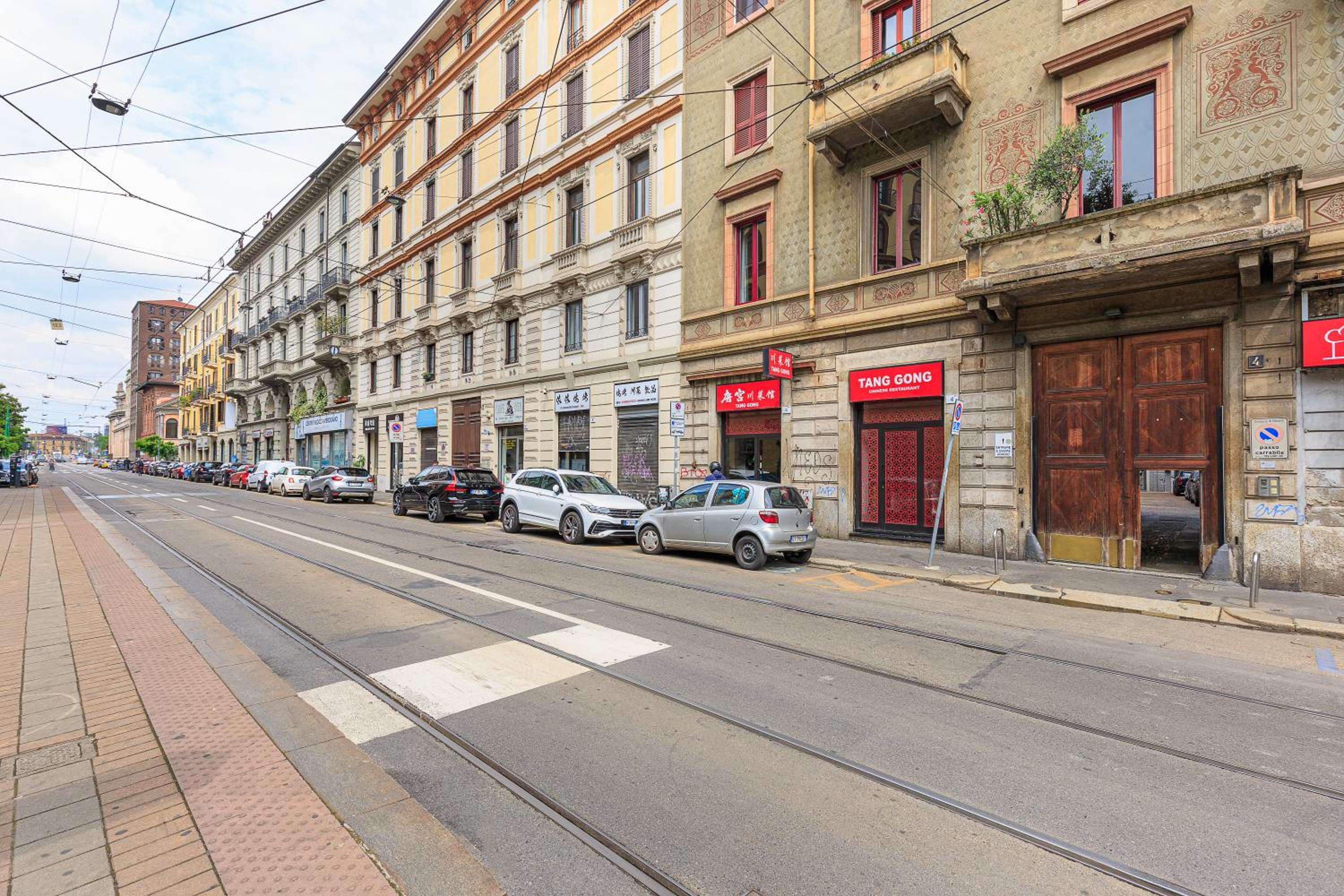 Luxury terrace in the center of Milan Garibaldi train station Brera