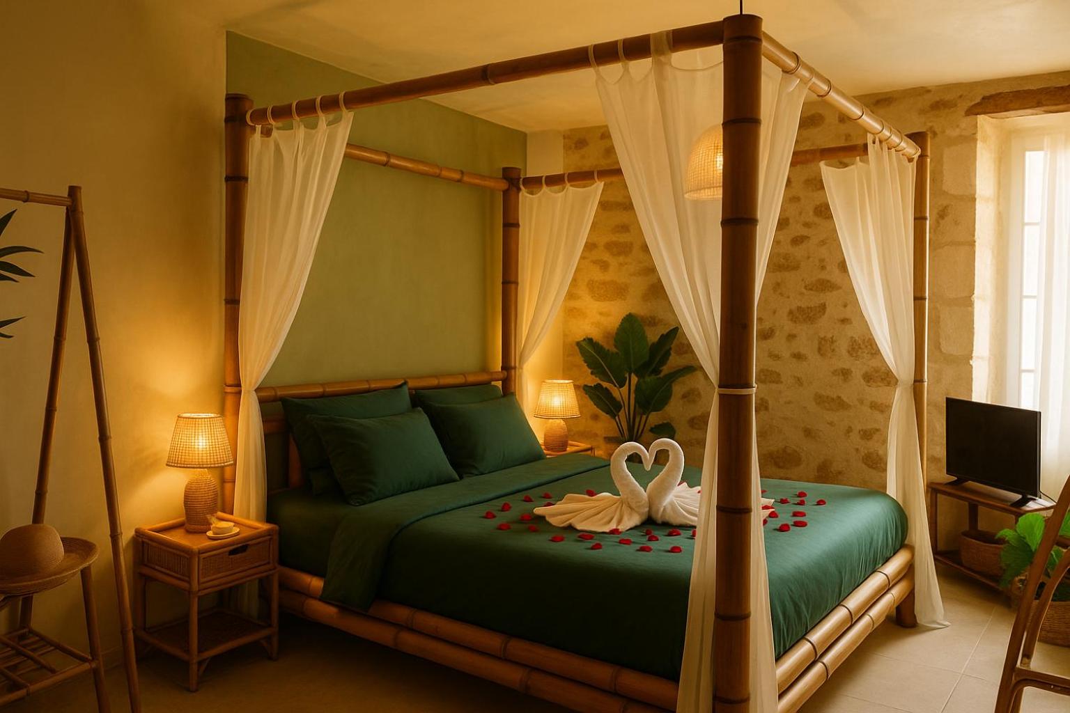 Suite Romantique Cinta Bali SPA privé - Châteaux de la Loire