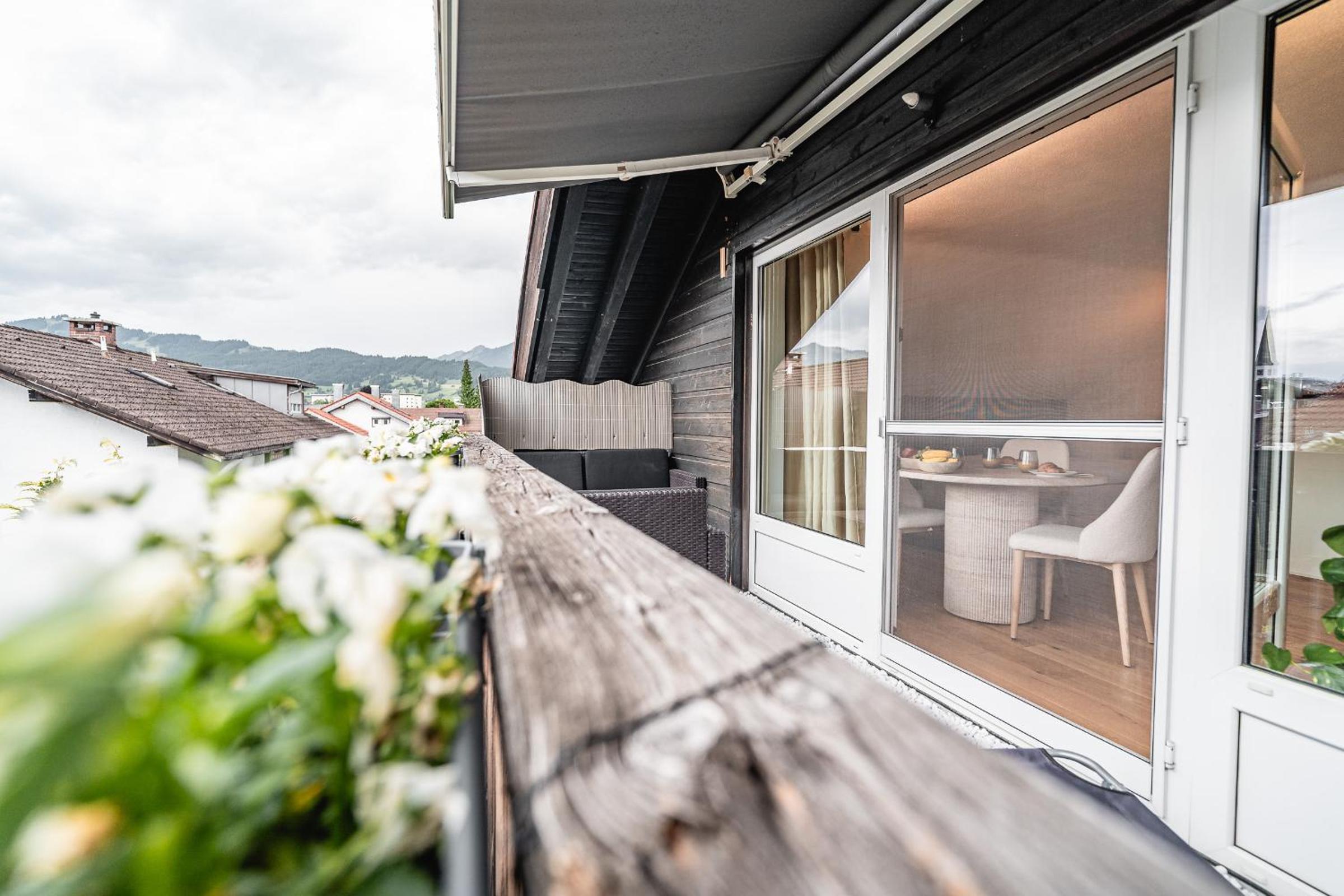 Allgäu-Ferienwohnung zentral in Sonthofen, Bergblick & eigener Parkplatz