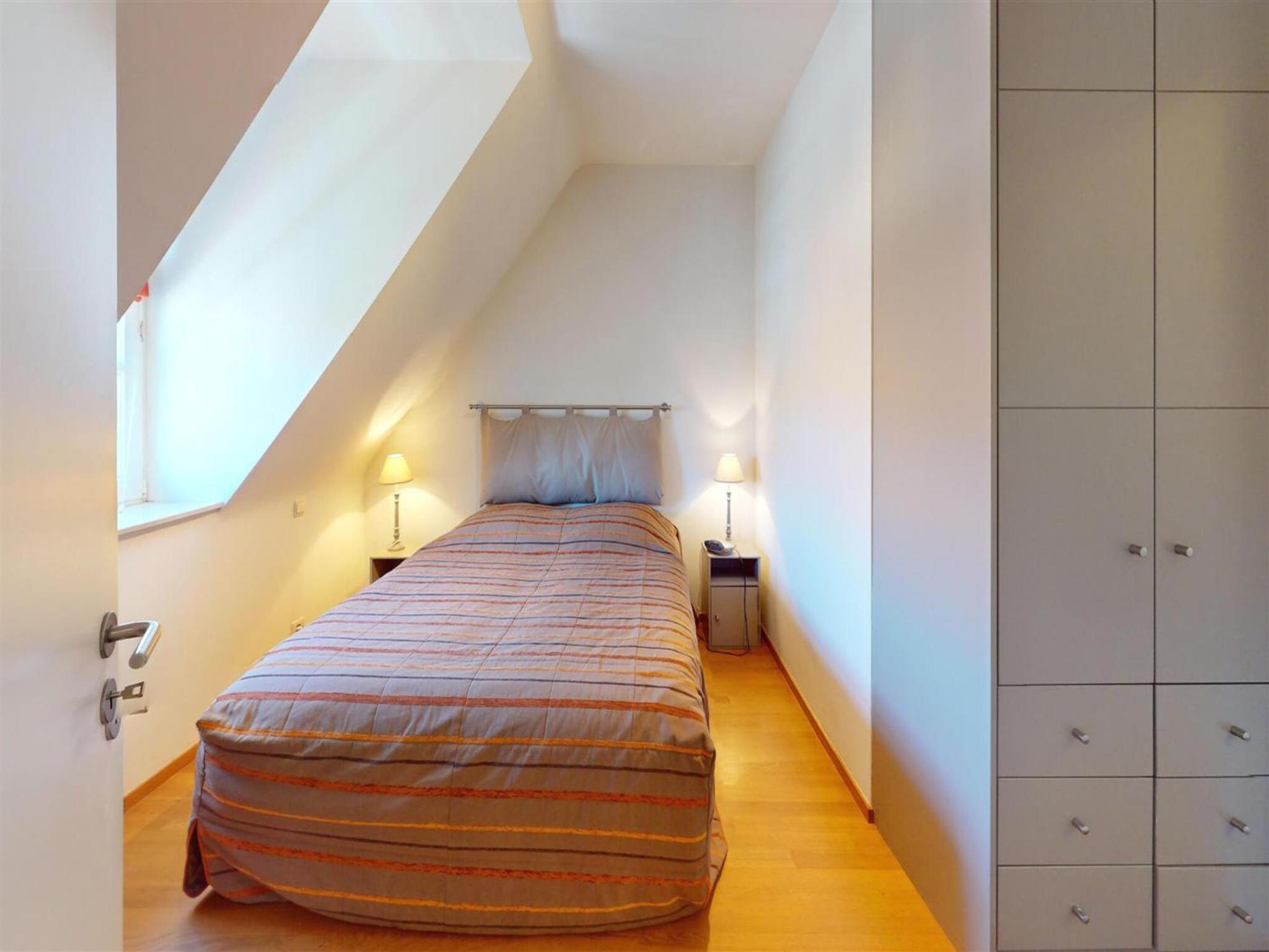 Duplex in Knokke near North Sea Beach