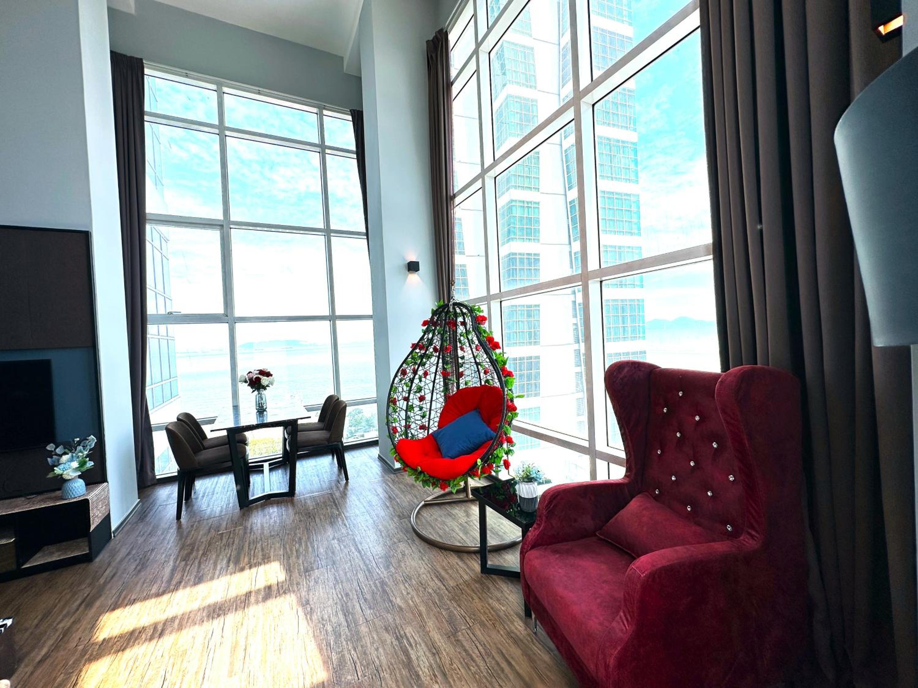 2BR Sea View Suite at Maritime Suites Penang Georgetown