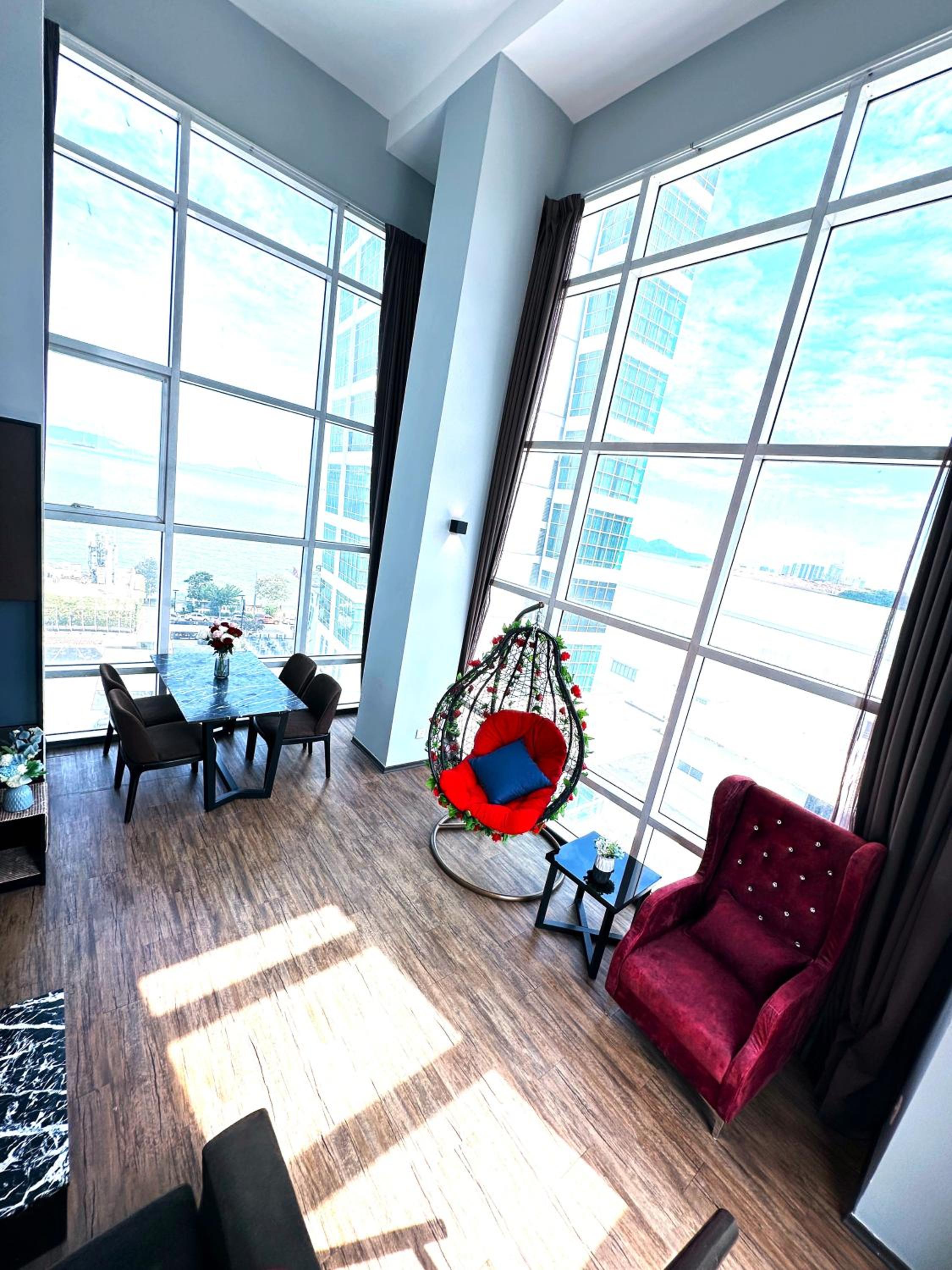 2BR Sea View Suite at Maritime Suites Penang Georgetown