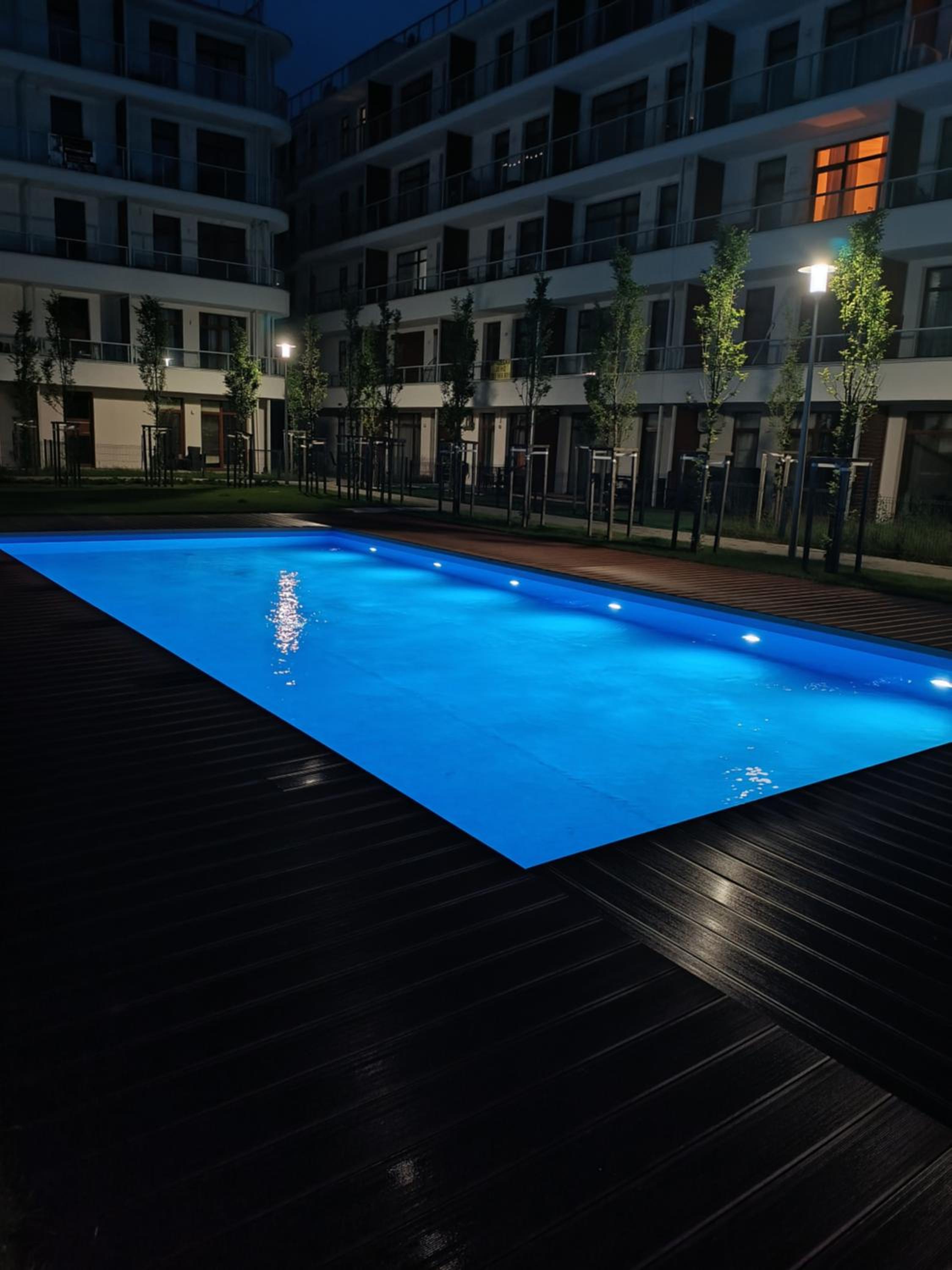 Apartament Grey 52, 3 min od plaży, basen, plac zabaw, darmowy parking!