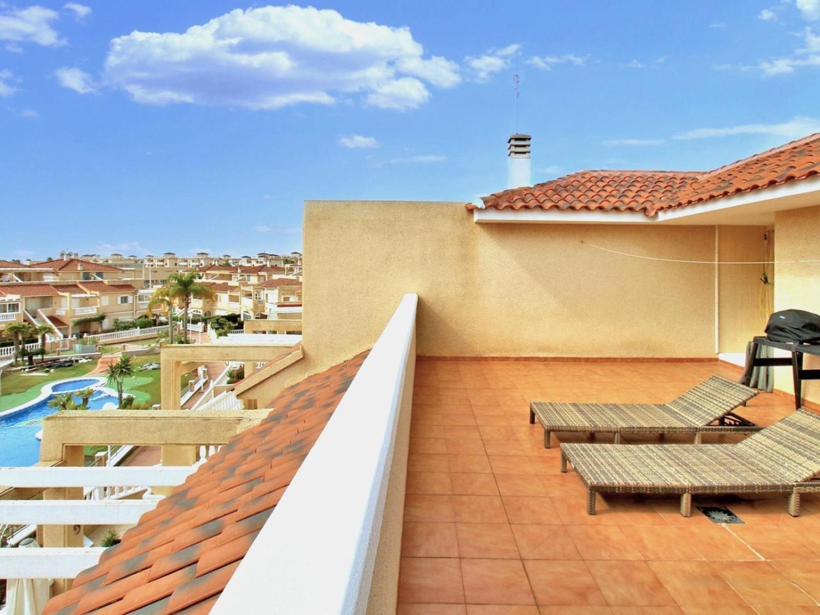 Costa Orihuela Penthouse with Pool View