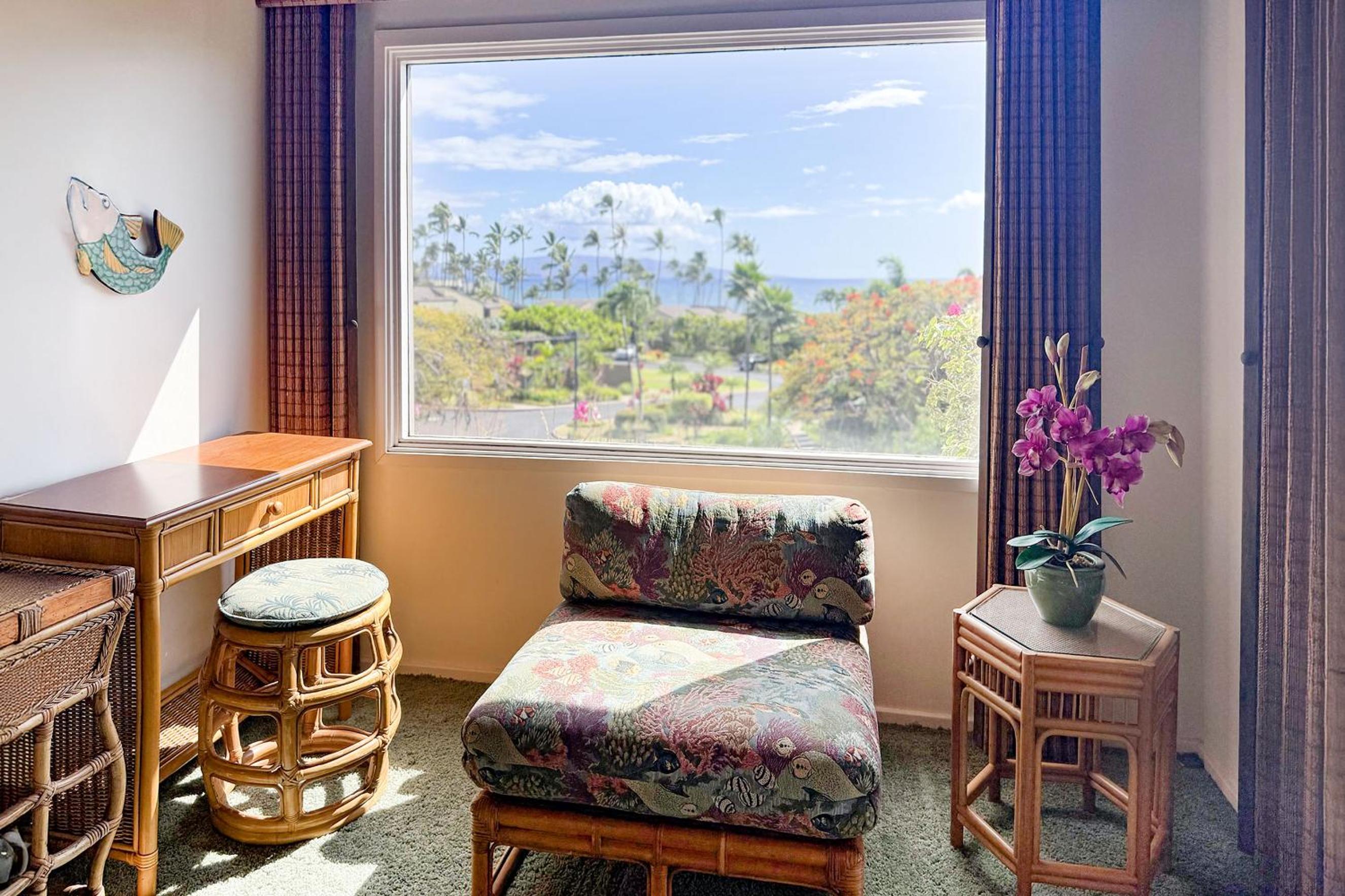 Wailea Elua 808 - Scenic Ocean Views, Classic Wailea Charm, Central AC, Wi-Fi