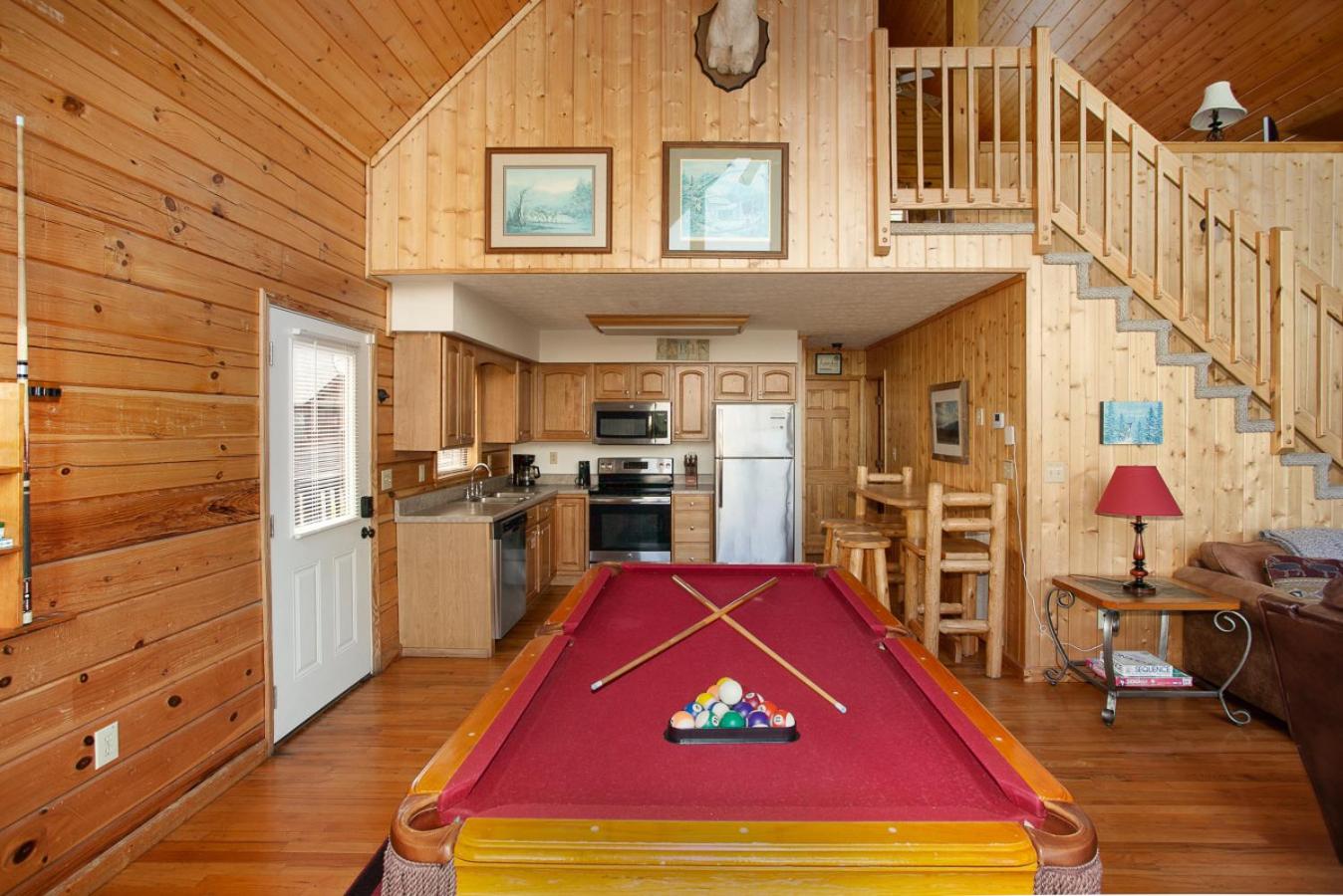 Mountain Mischief Hot Tub Games Cozy Fireplace