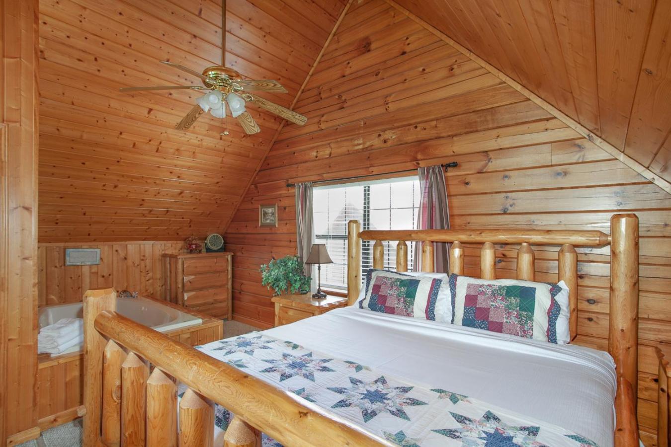 Mountain Mischief Hot Tub Games Cozy Fireplace