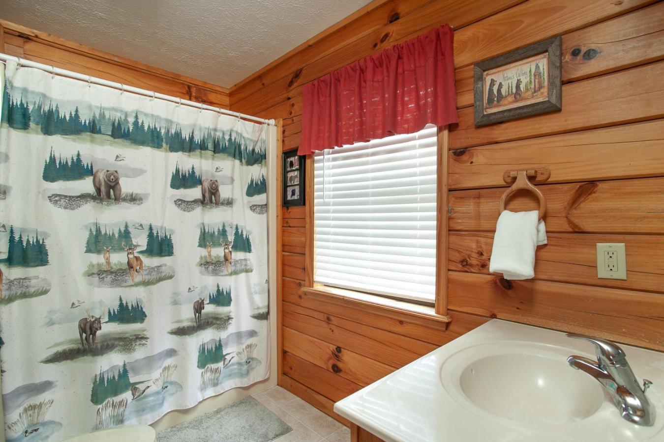 Mountain Mischief Hot Tub Games Cozy Fireplace