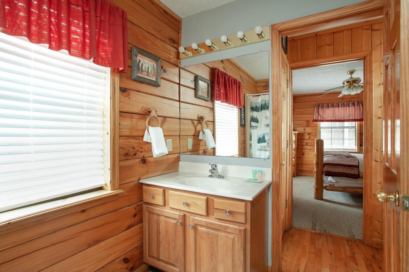 Mountain Mischief Hot Tub Games Cozy Fireplace