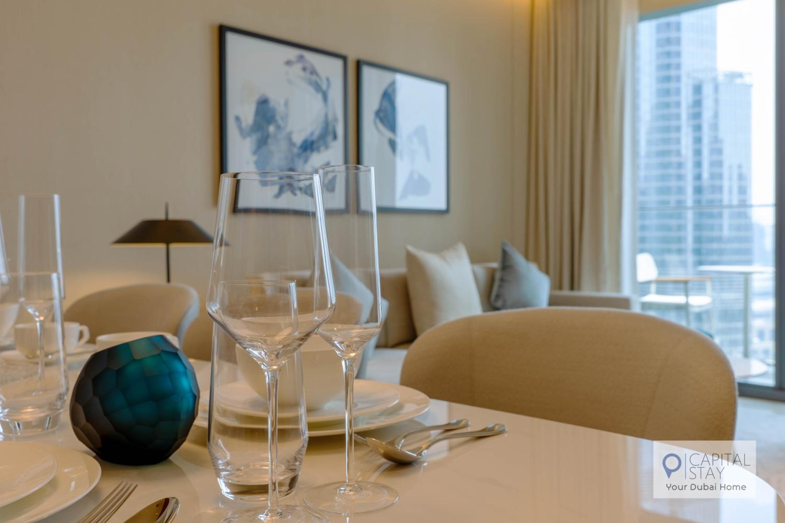 Luxury 3BR Apartment with Burj Khalifa Views - Address Opera