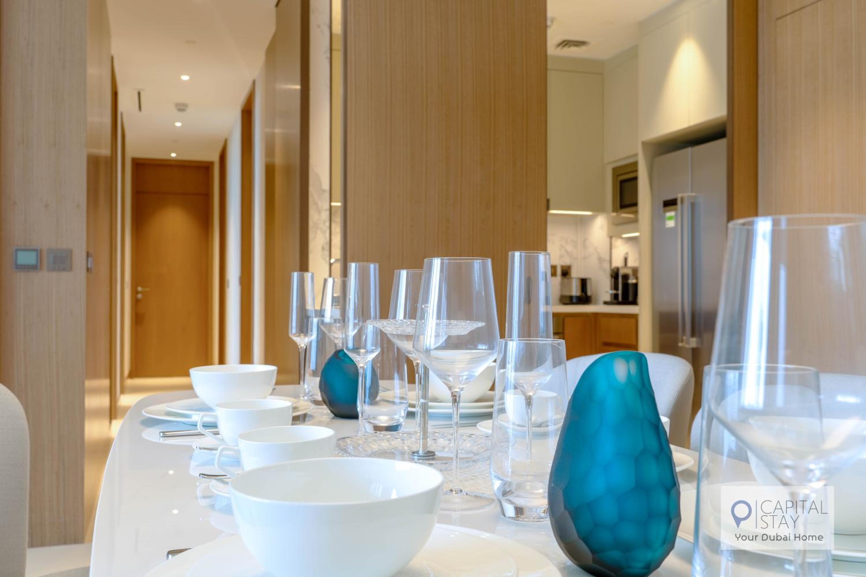 Luxury 3BR Apartment with Burj Khalifa Views - Address Opera