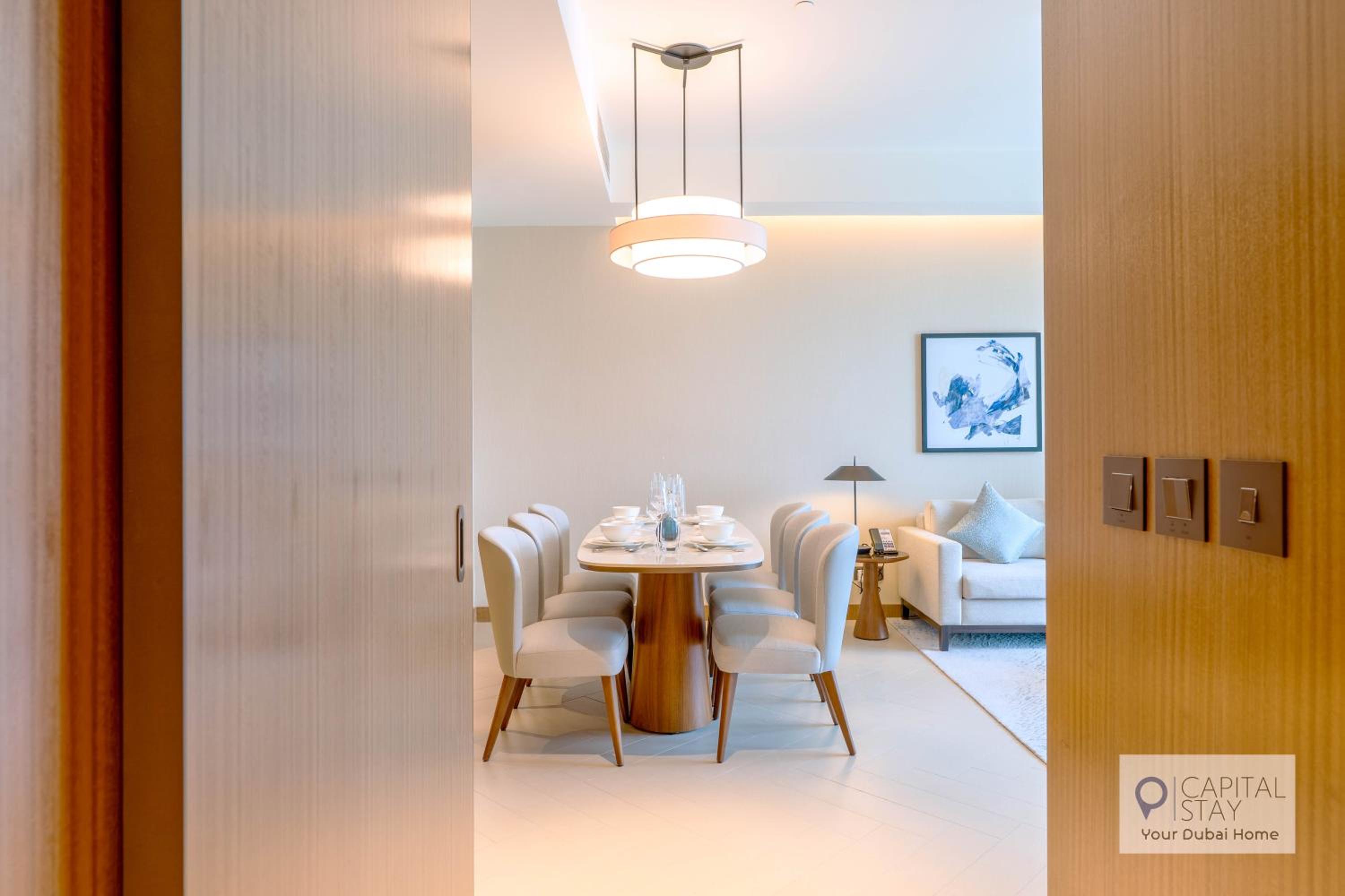 Luxury 3BR Apartment with Burj Khalifa Views - Address Opera