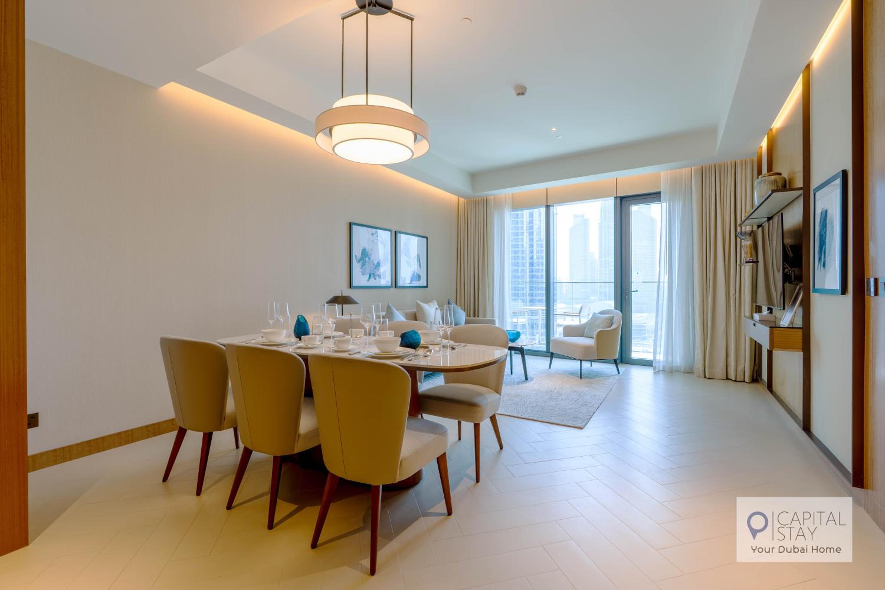 Luxury 3BR Apartment with Burj Khalifa Views - Address Opera