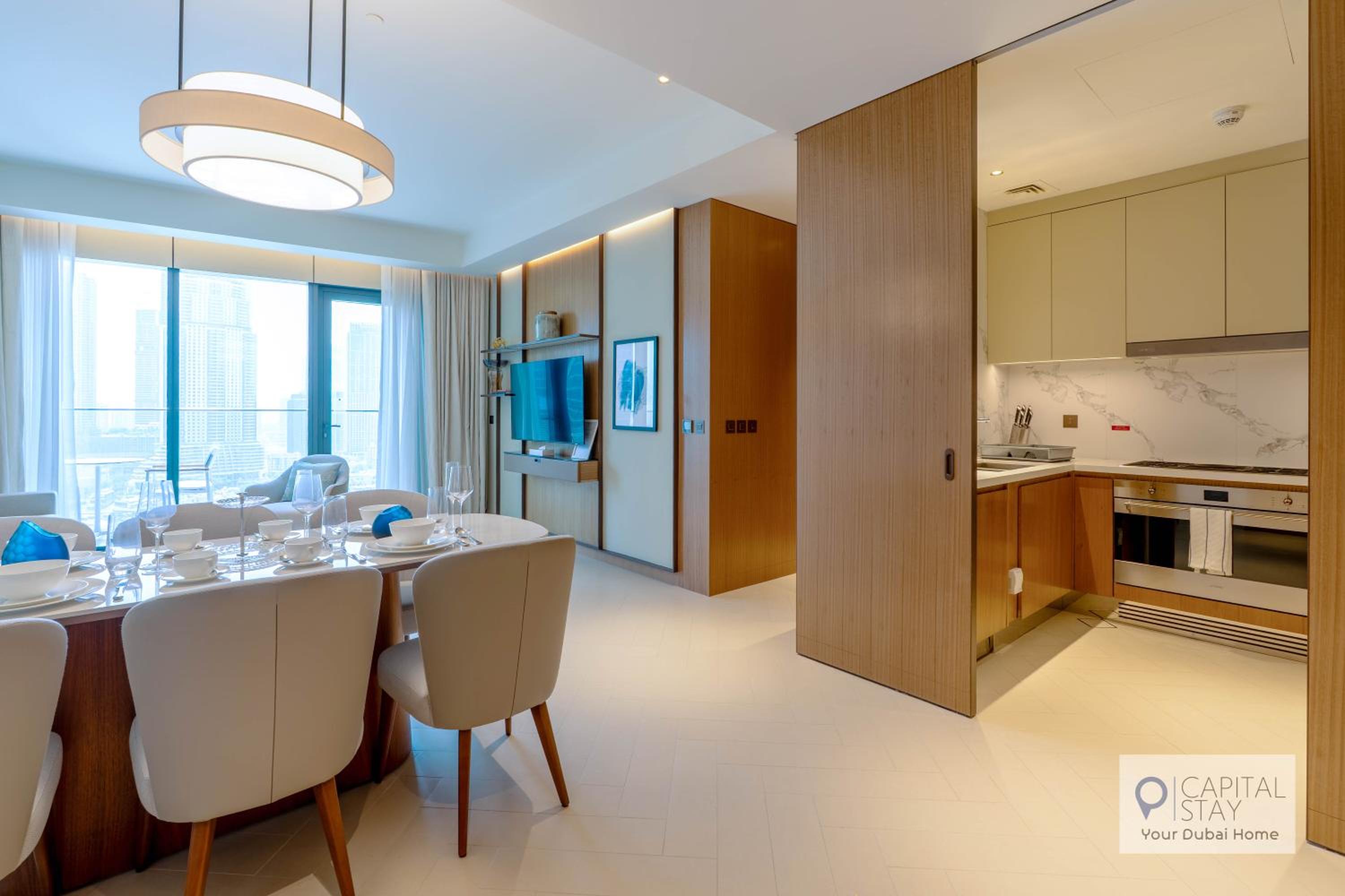 Luxury 3BR Apartment with Burj Khalifa Views - Address Opera